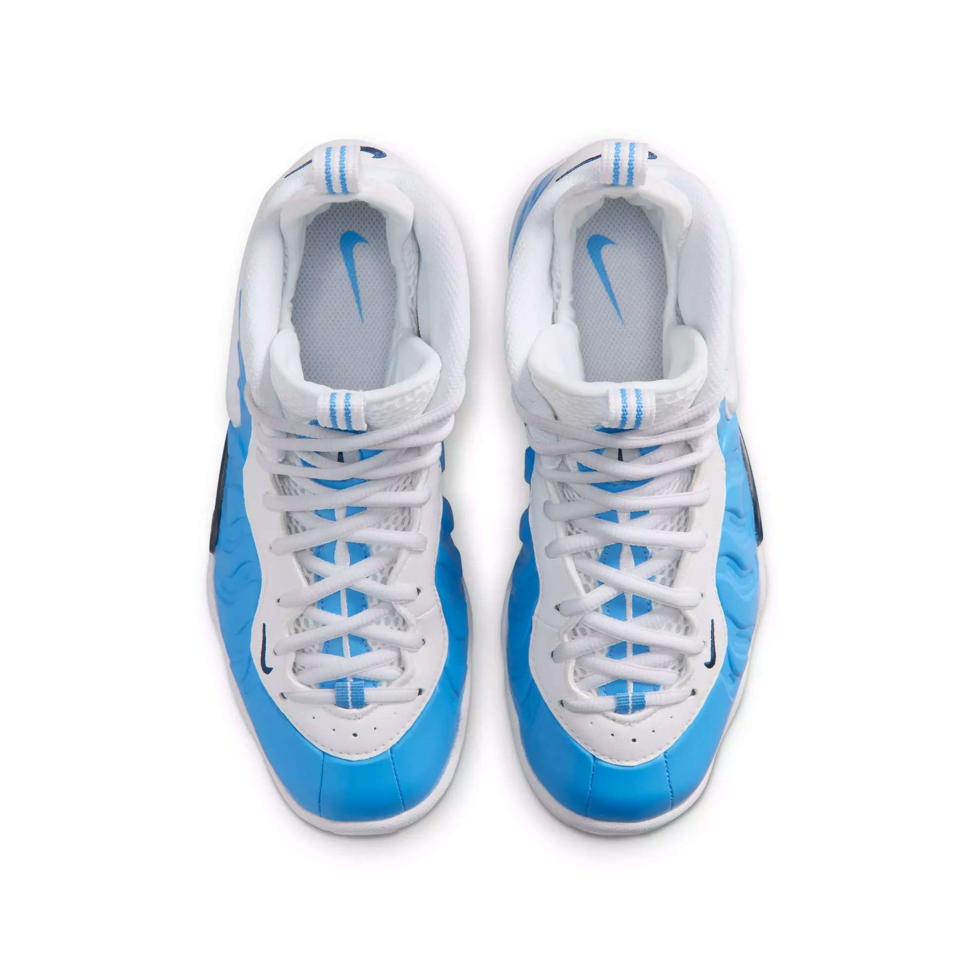 Nike Little Posite Pro "University Blue" Grade School Kids' Shoe - UNIVERSITY BLUE/WHITE