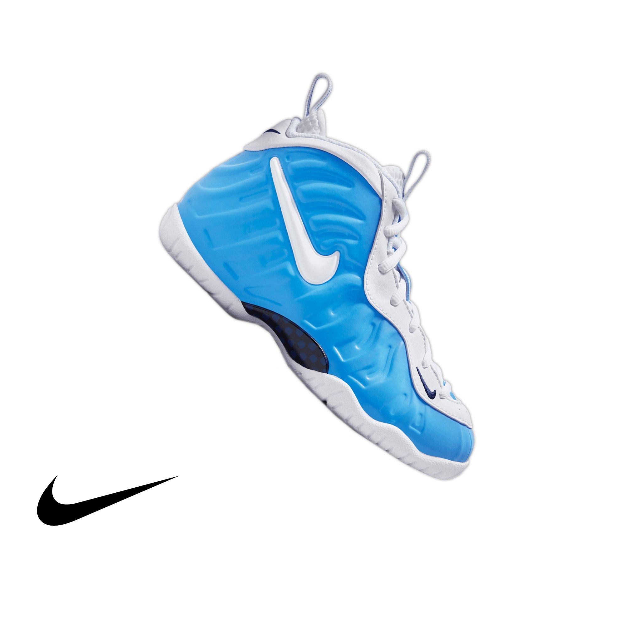 Nike Little Posite Pro "University Blue" Preschool Kids' Shoe - UNIVERSITY BLUE/WHITE Thumbnail View 1