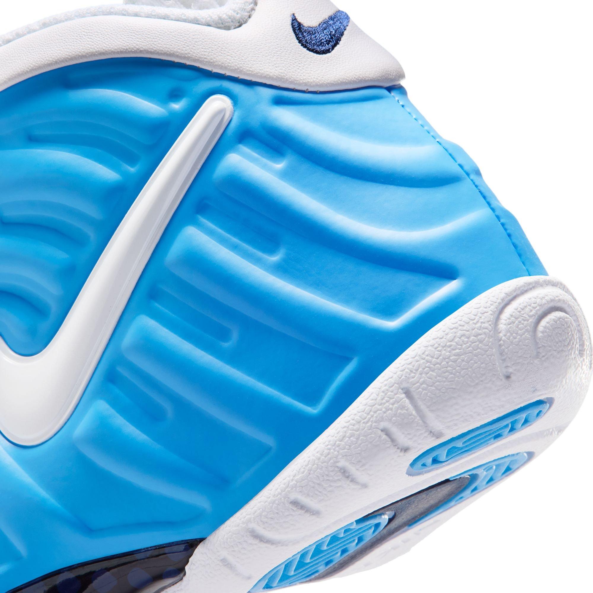 Nike Little Posite Pro "University Blue" Preschool Kids' Shoe - UNIVERSITY BLUE/WHITE Thumbnail View 6