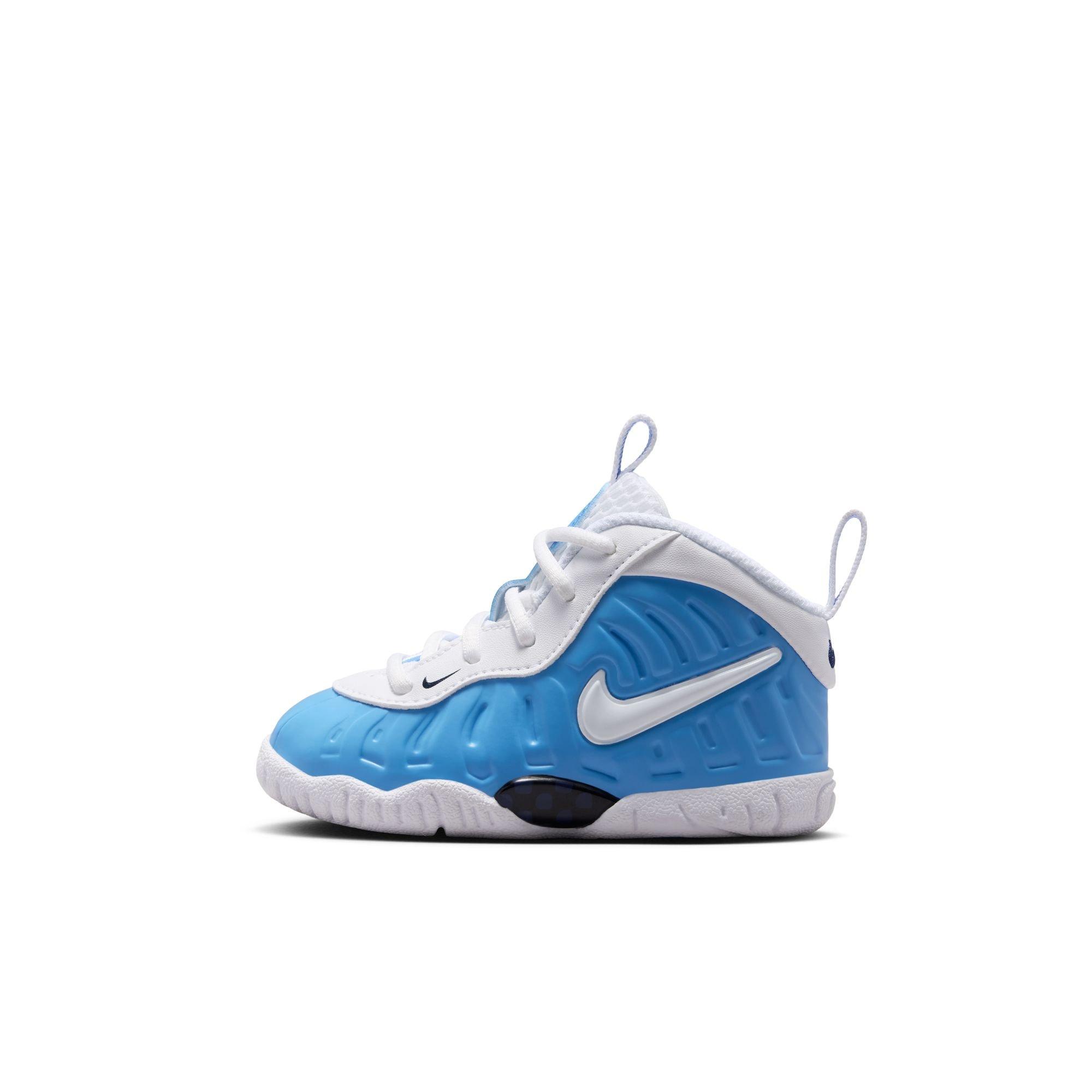 Nike Little Posite Pro "University Blue" Toddler Kids' Shoe - UNIVERSITY BLUE/WHITE Thumbnail View 7