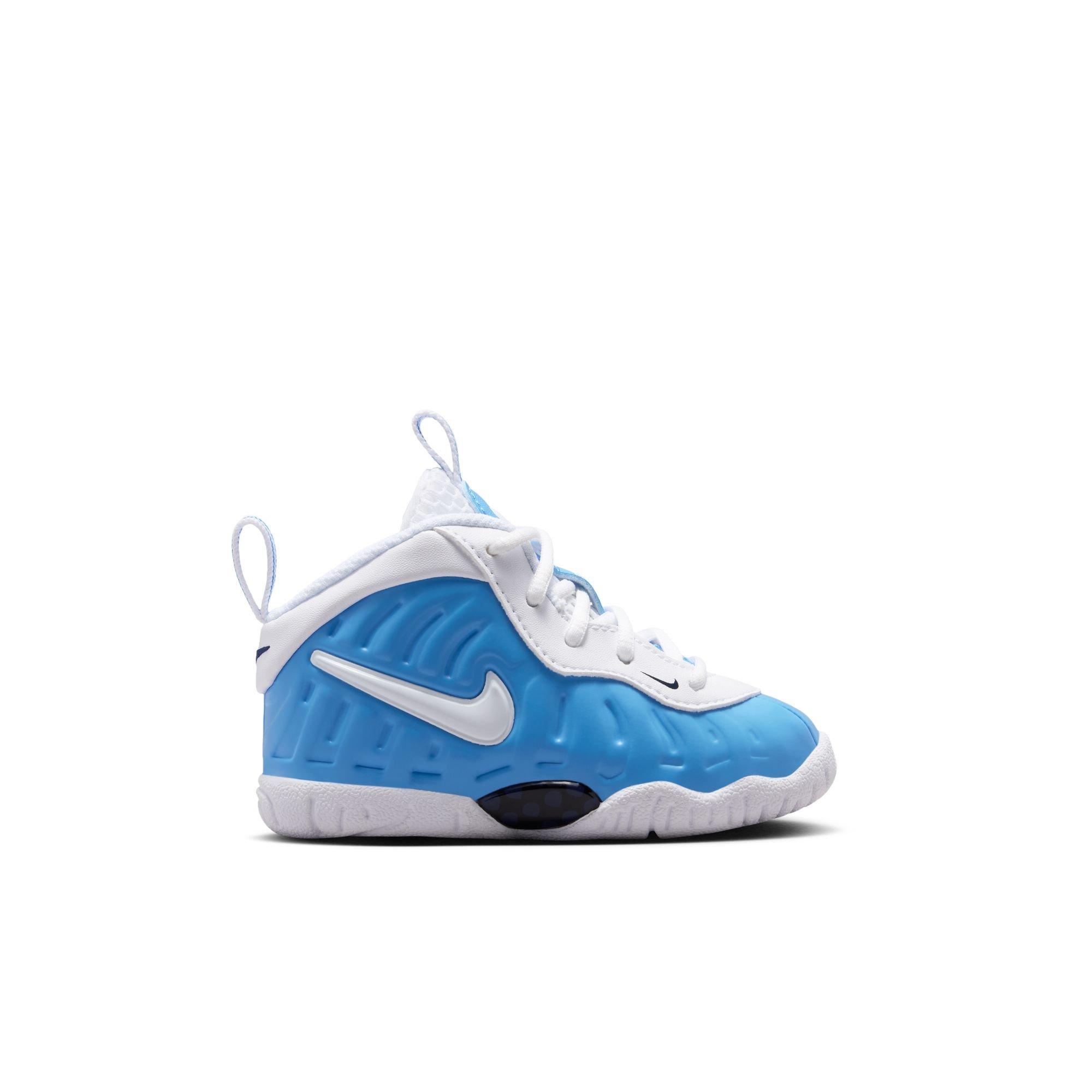 Nike Little Posite Pro "University Blue" Toddler Kids' Shoe - UNIVERSITY BLUE/WHITE Thumbnail View 2