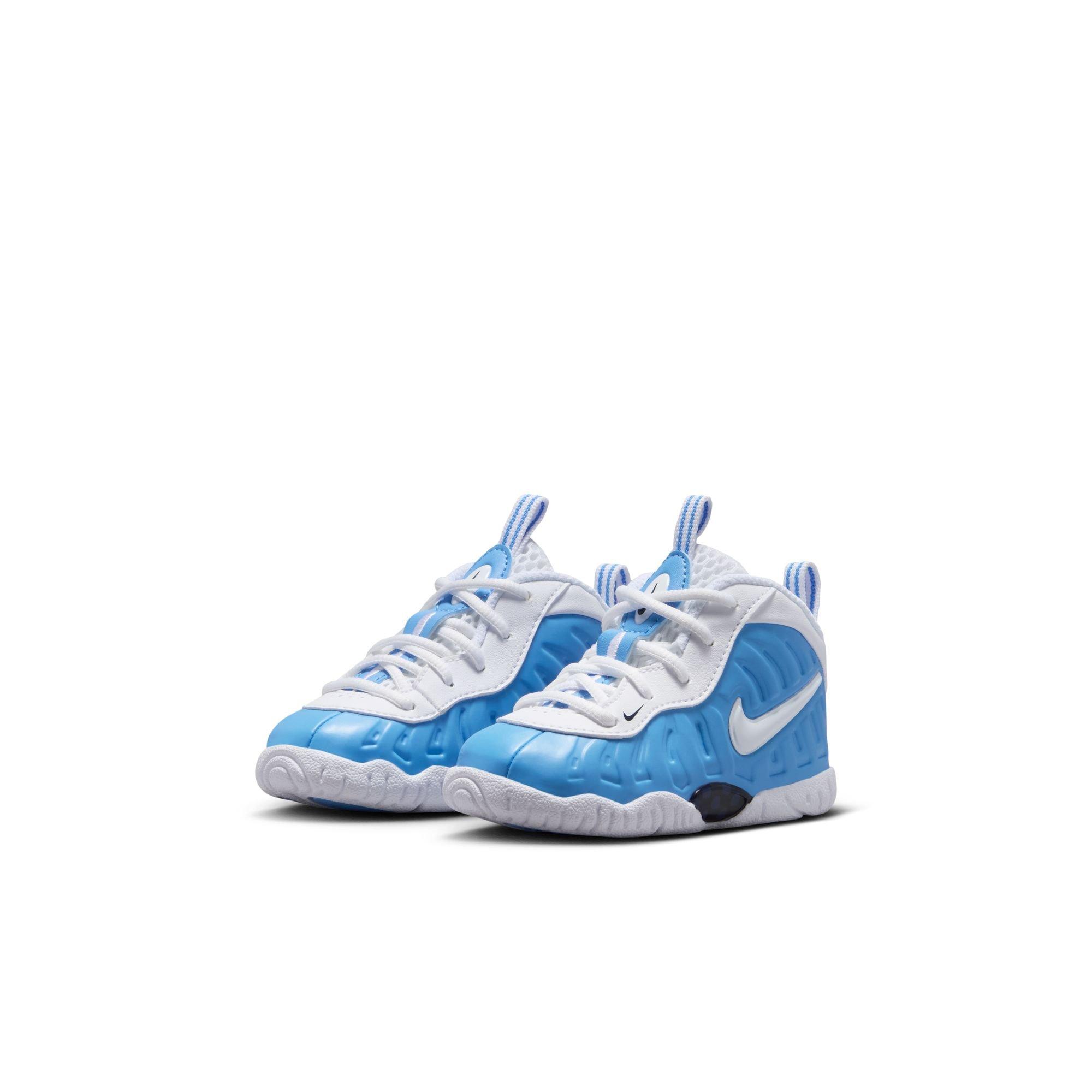 Nike Little Posite Pro "University Blue" Toddler Kids' Shoe - UNIVERSITY BLUE/WHITE Thumbnail View 4
