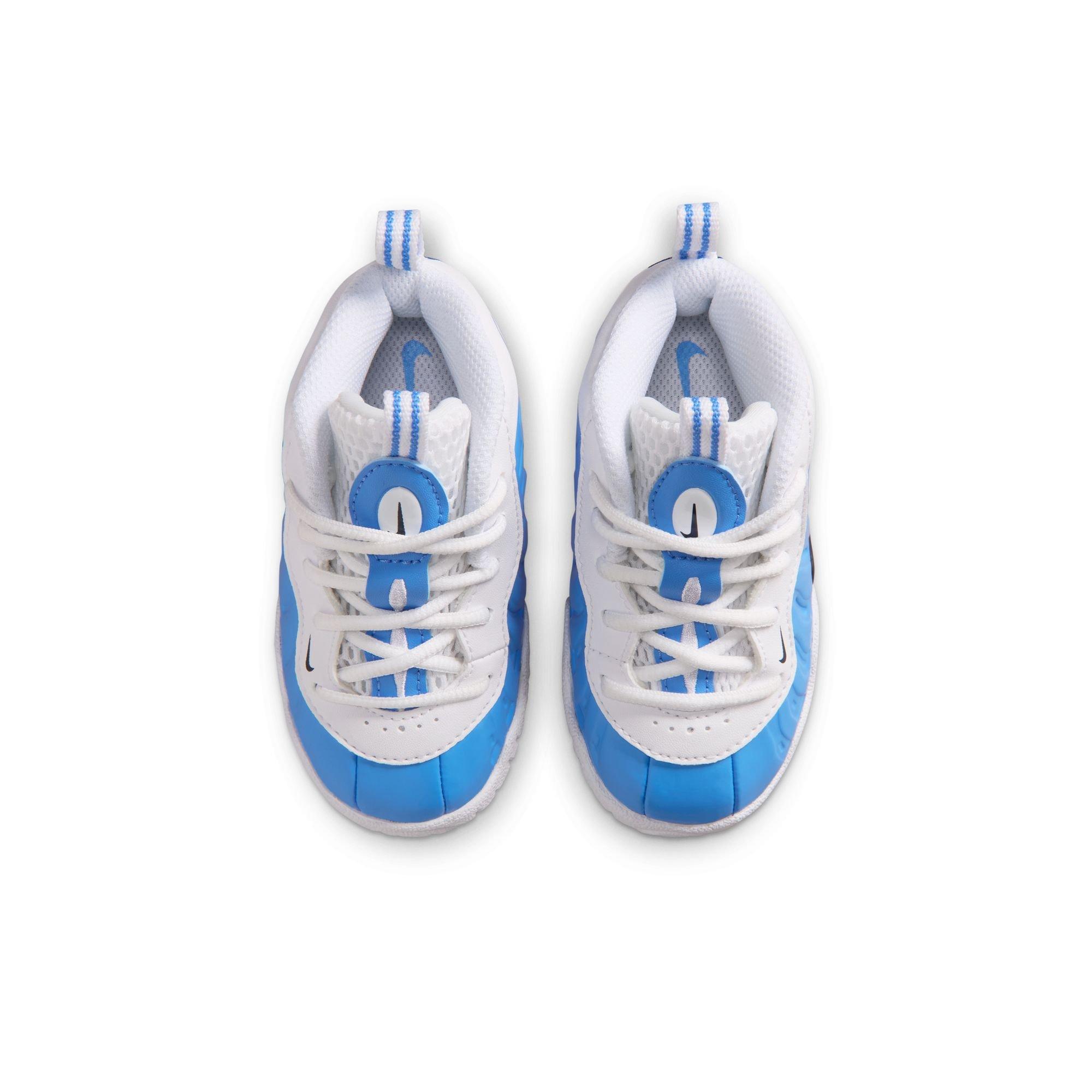 Nike Little Posite Pro "University Blue" Toddler Kids' Shoe - UNIVERSITY BLUE/WHITE Thumbnail View 10