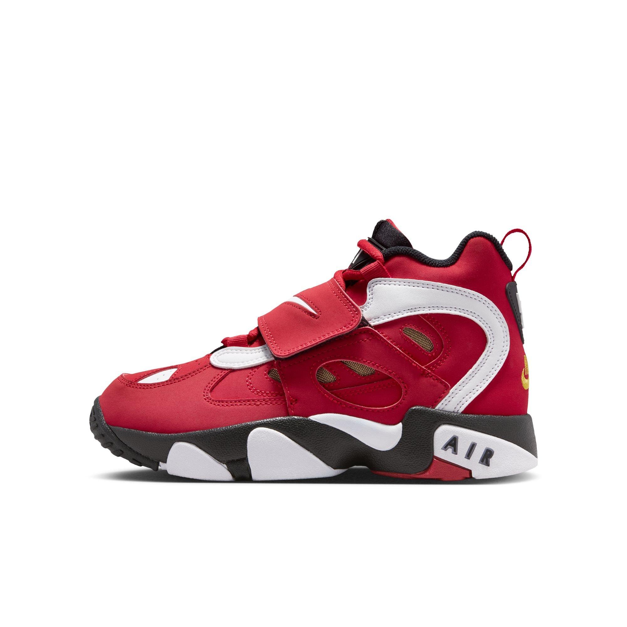 Nike Air Diamond Turf II "49ers" Grade School Kids' Shoe - PRIME RED/WHITE/BLACK Thumbnail View 9