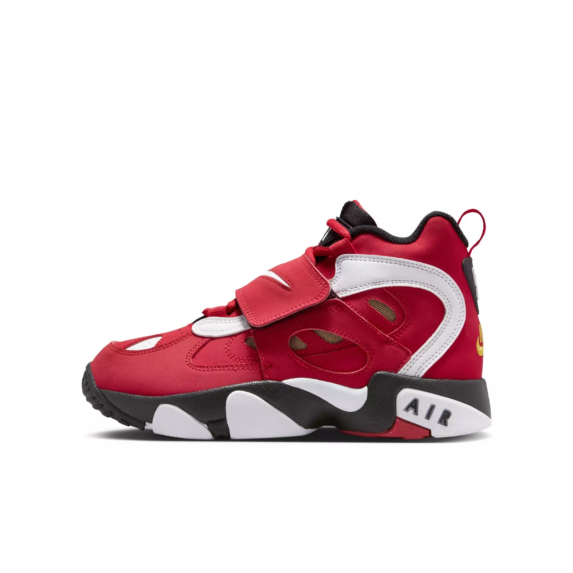 Nike Air Diamond Turf II "49ers" Grade School Kids' Shoe - PRIME RED/WHITE/BLACK