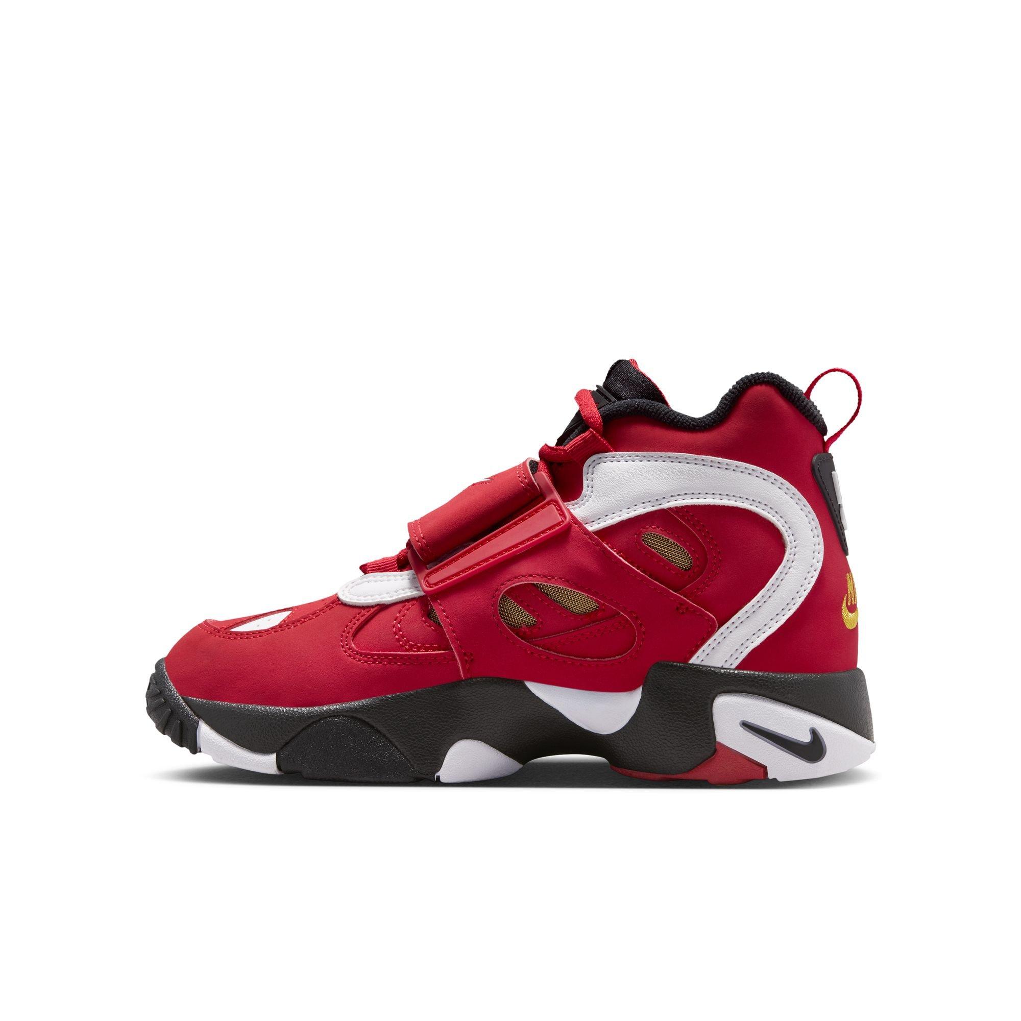 Nike Air Diamond Turf II "49ers" Grade School Kids' Shoe - PRIME RED/WHITE/BLACK Thumbnail View 10