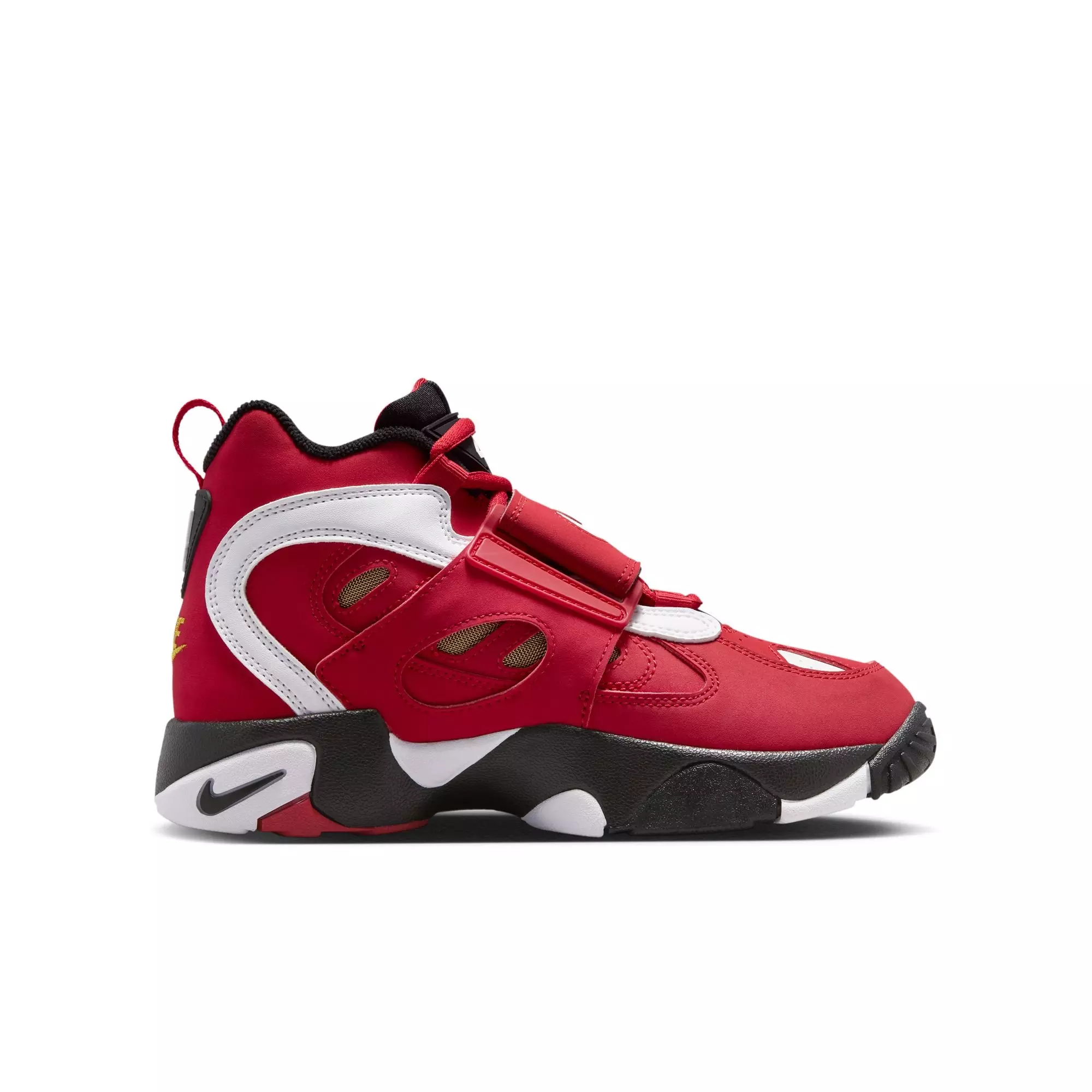 Nike Air Diamond Turf II "49ers" Grade School Kids' Shoe - PRIME RED/WHITE/BLACK