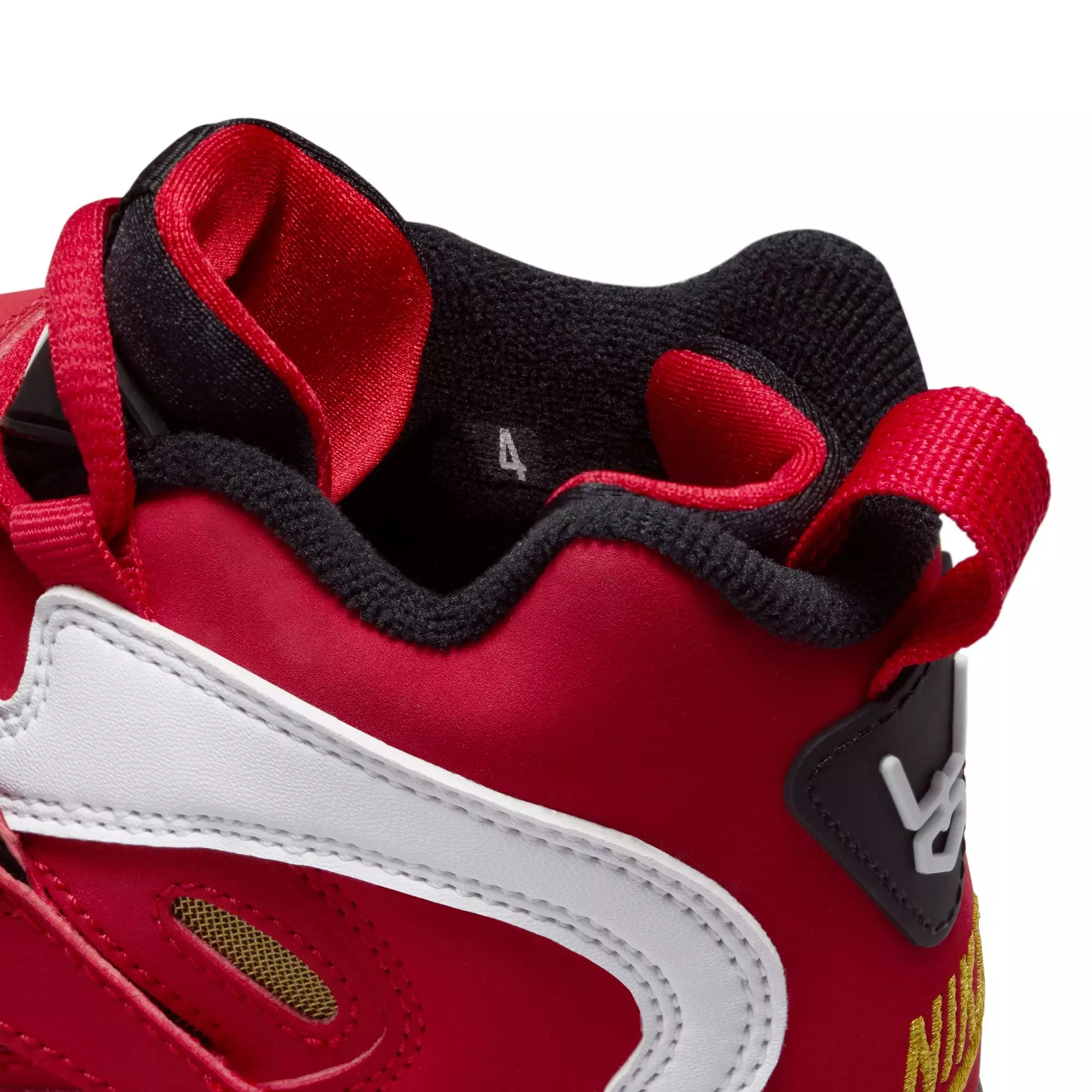 Nike Air Diamond Turf II "49ers" Grade School Kids' Shoe - PRIME RED/WHITE/BLACK