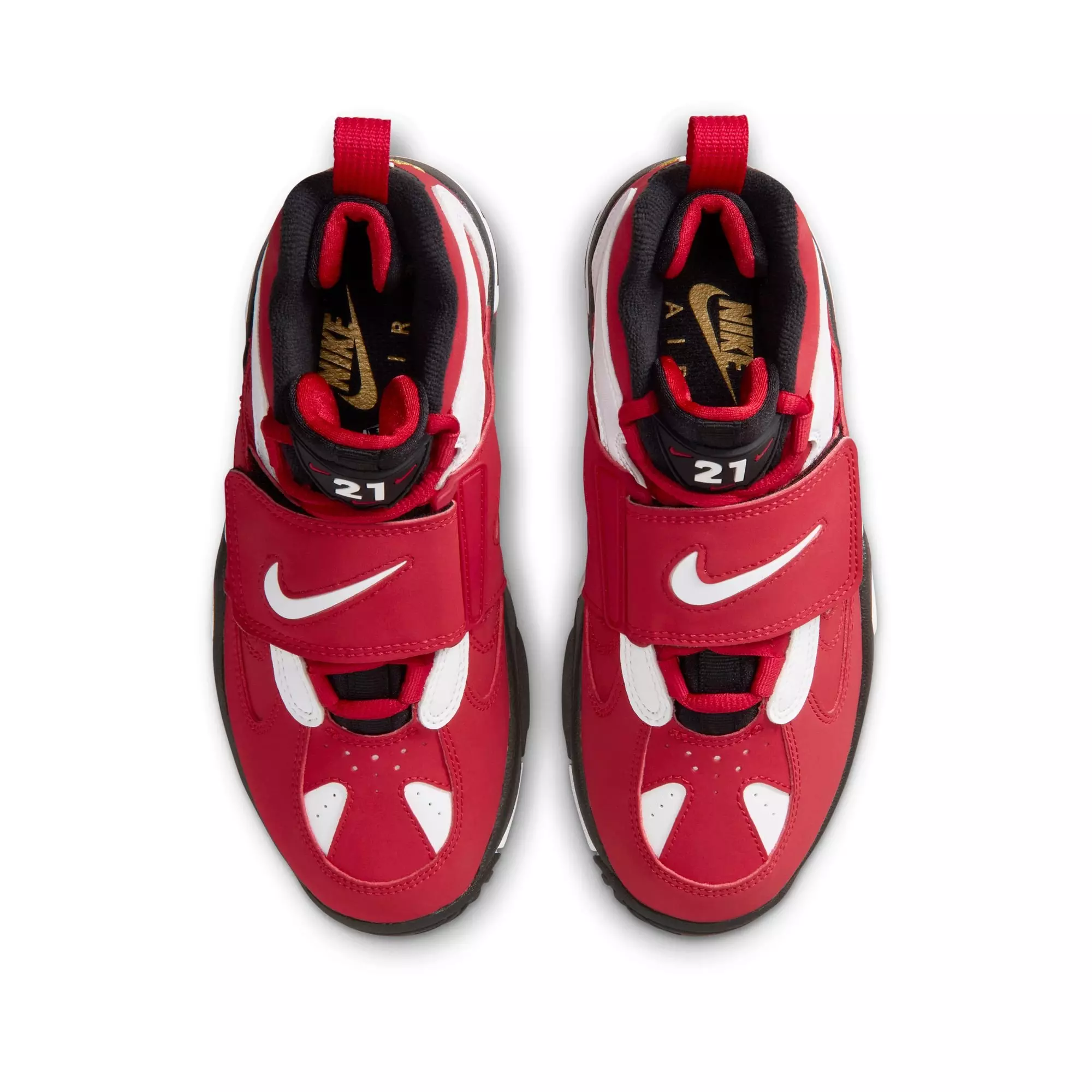 Nike Air Diamond Turf II "49ers" Grade School Kids' Shoe - PRIME RED/WHITE/BLACK