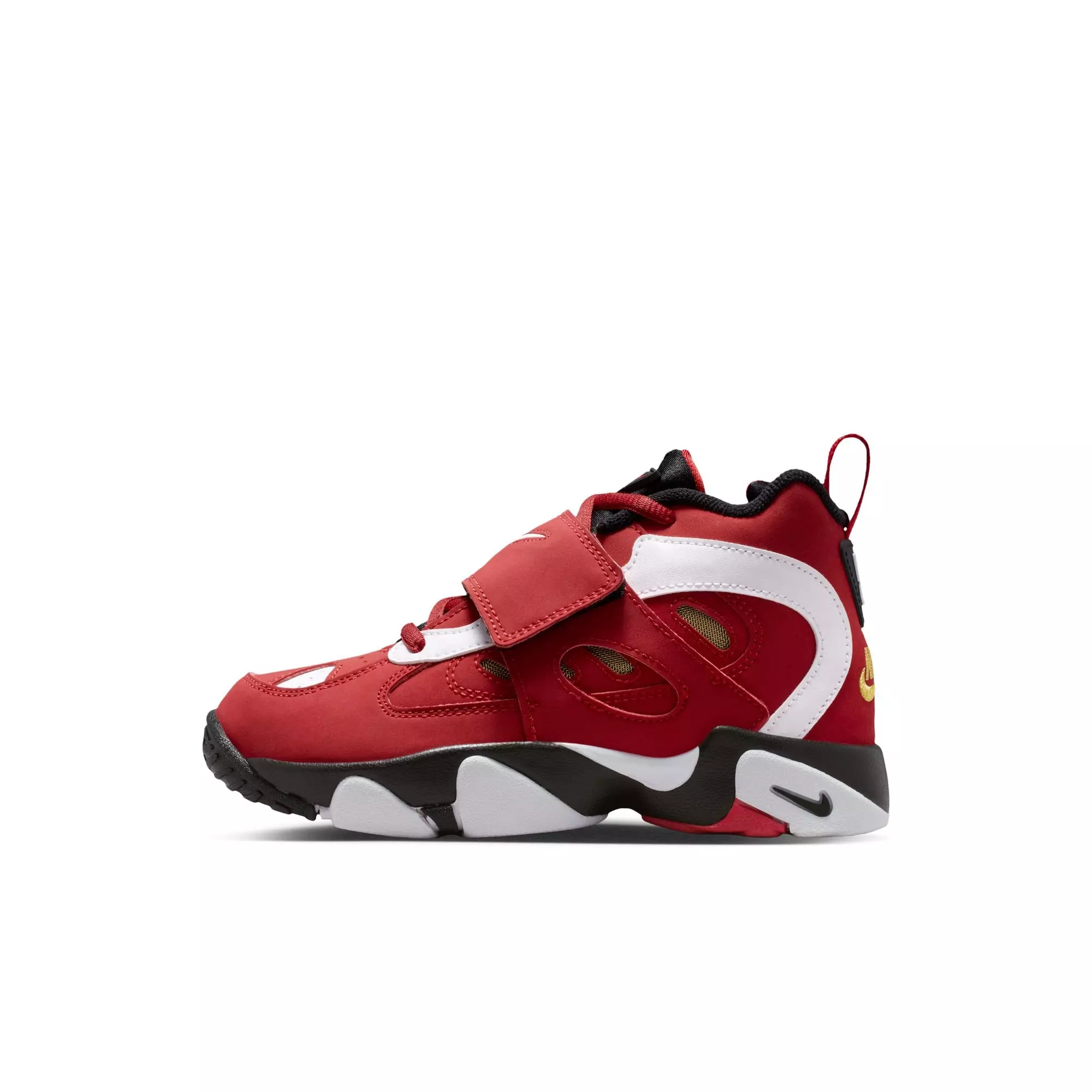 Nike Air Diamond Turf II "49ers" Preschool Kids' Shoe - PRIME RED/WHITE/BLACK