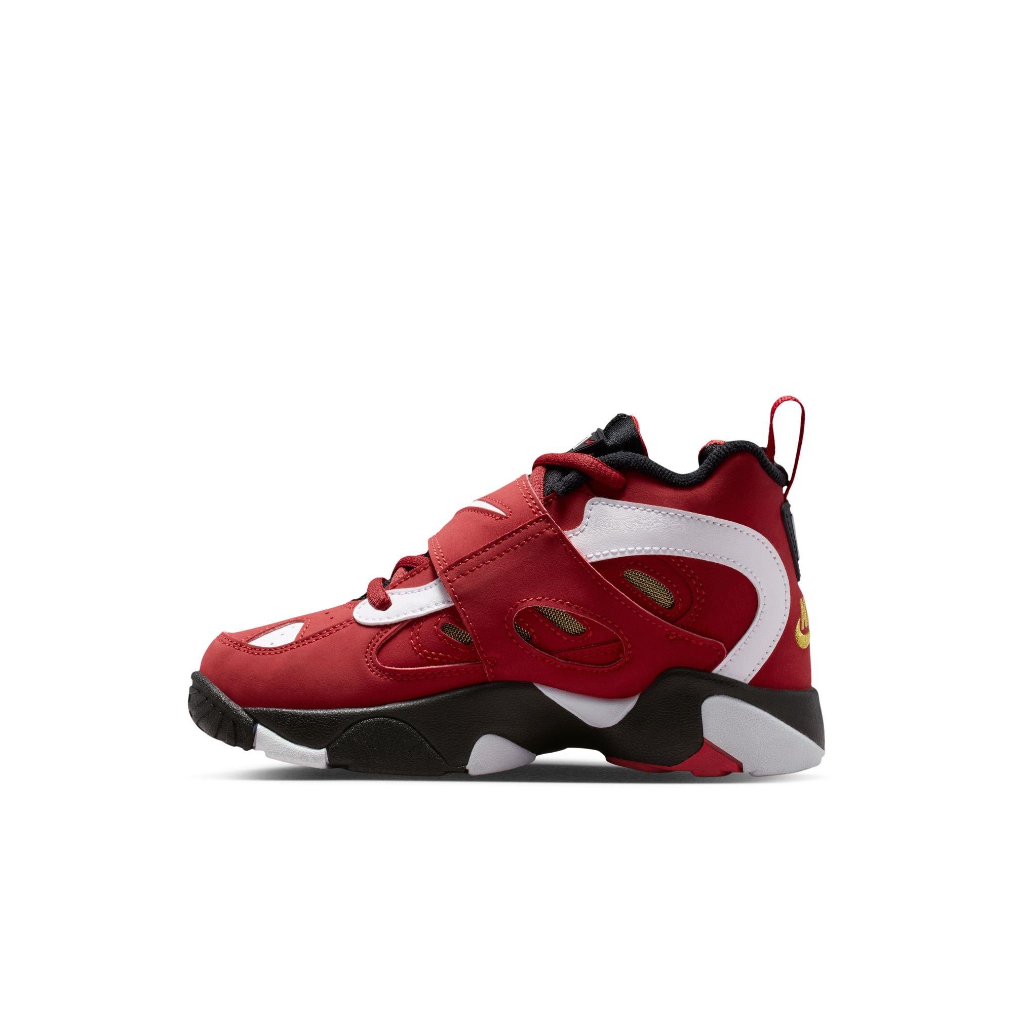 Nike Air Diamond Turf II "49ers" Preschool Kids' Shoe - PRIME RED/WHITE/BLACK Thumbnail View 9