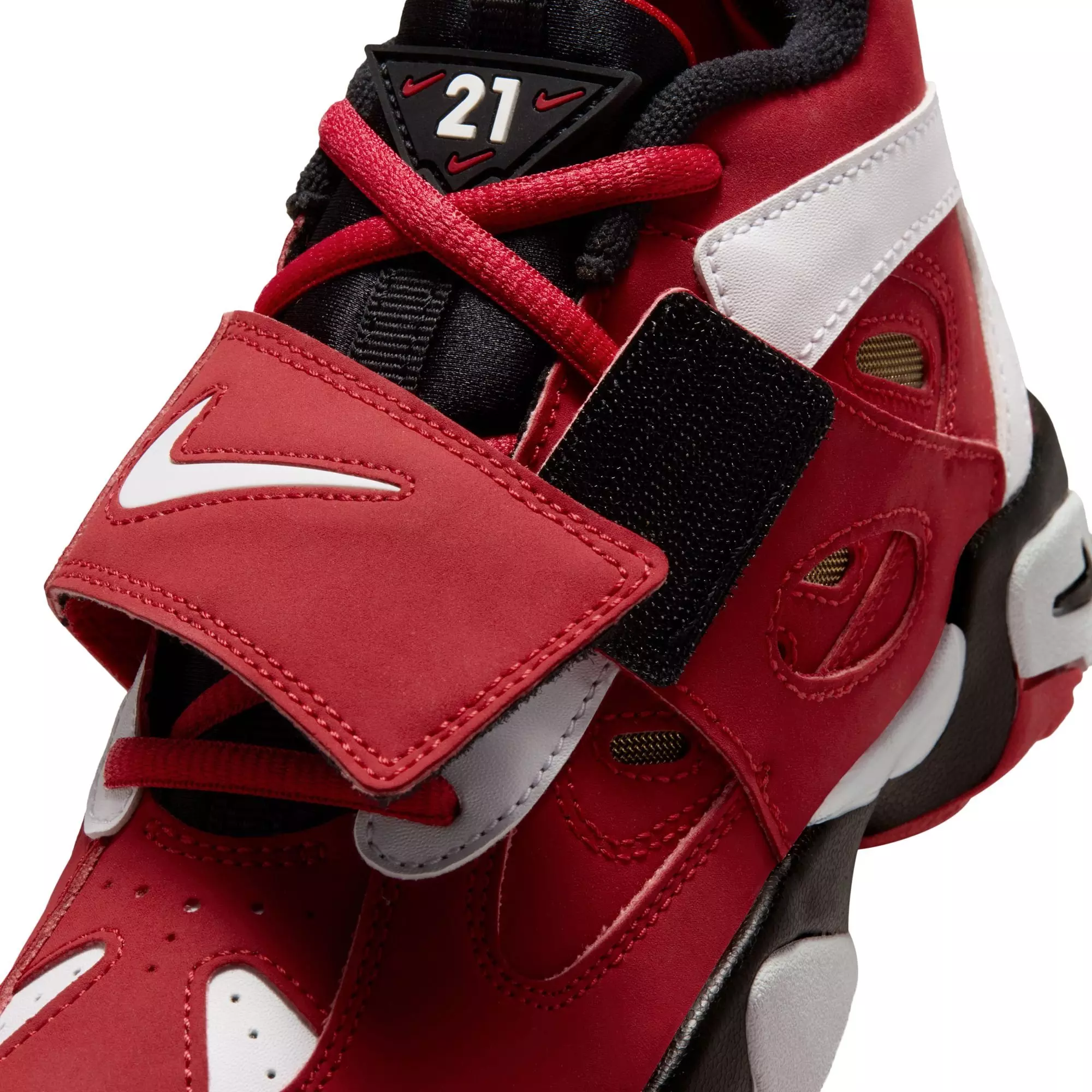 Nike Air Diamond Turf II "49ers" Preschool Kids' Shoe - PRIME RED/WHITE/BLACK