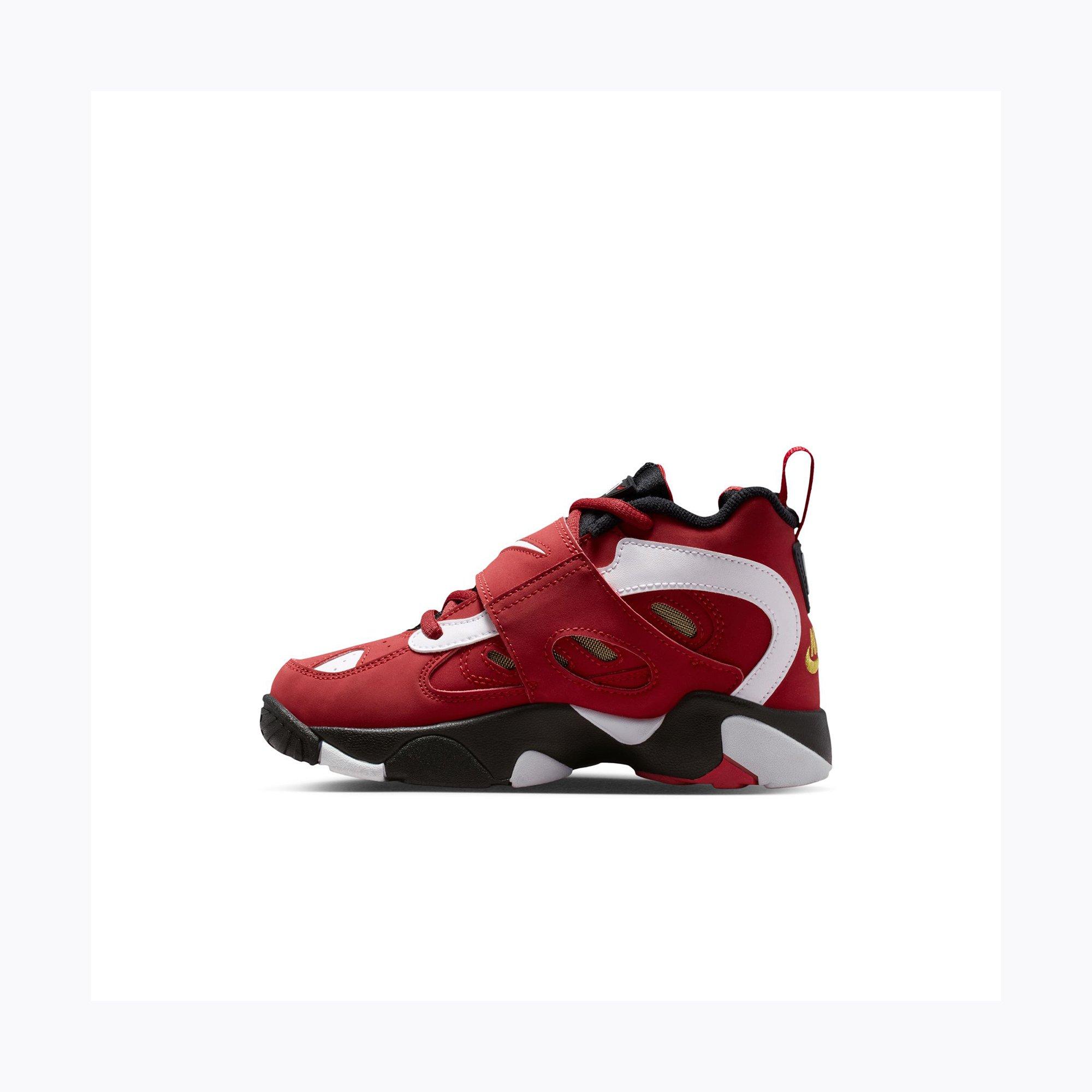 Nike Air Diamond Turf II "49ers" Toddler Kids' Shoe - PRIME RED/WHITE/BLACK Thumbnail View 9