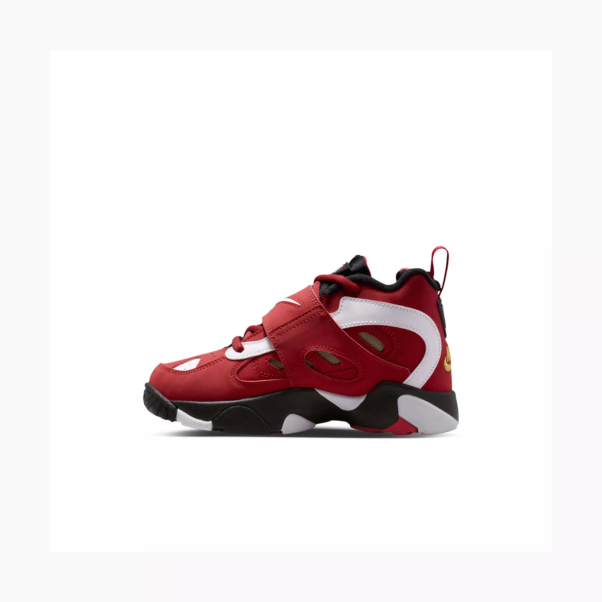 Nike Air Diamond Turf II "49ers" Toddler Kids' Shoe - PRIME RED/WHITE/BLACK