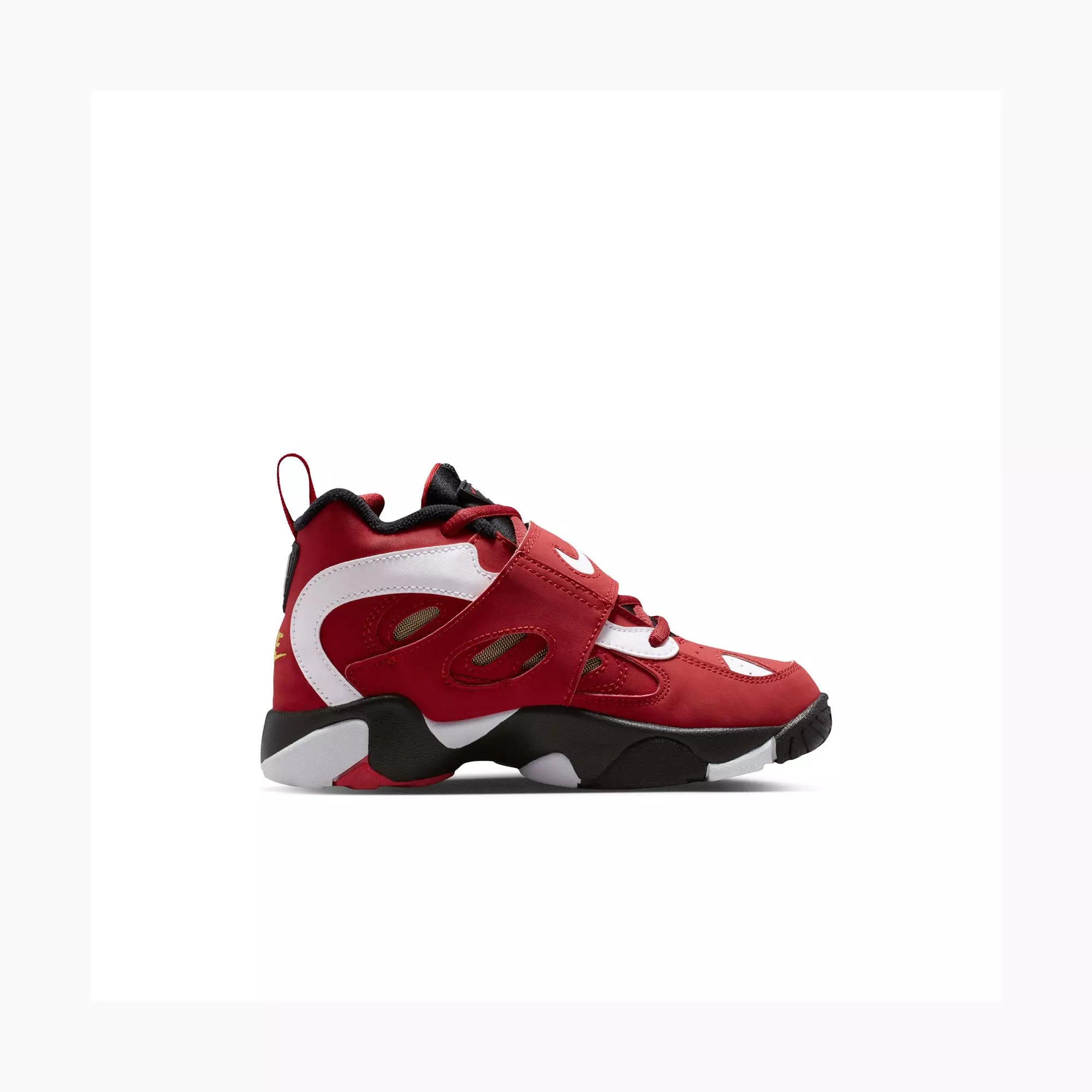 Nike Air Diamond Turf II "49ers" Toddler Kids' Shoe - PRIME RED/WHITE/BLACK