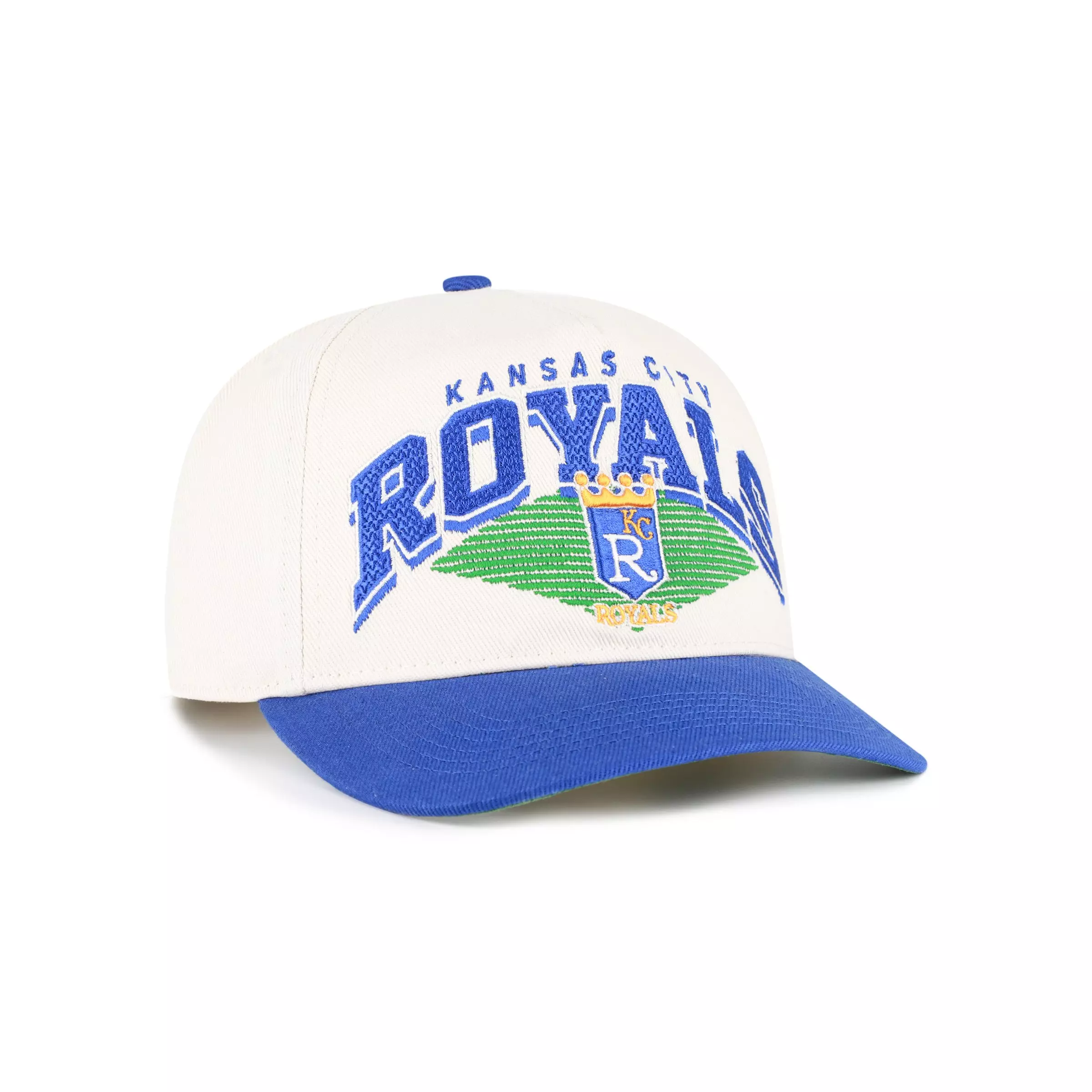 '47 Kansas City Royals Cooperstown Pomona Hitch Snapback Hat - Natural - NATURAL