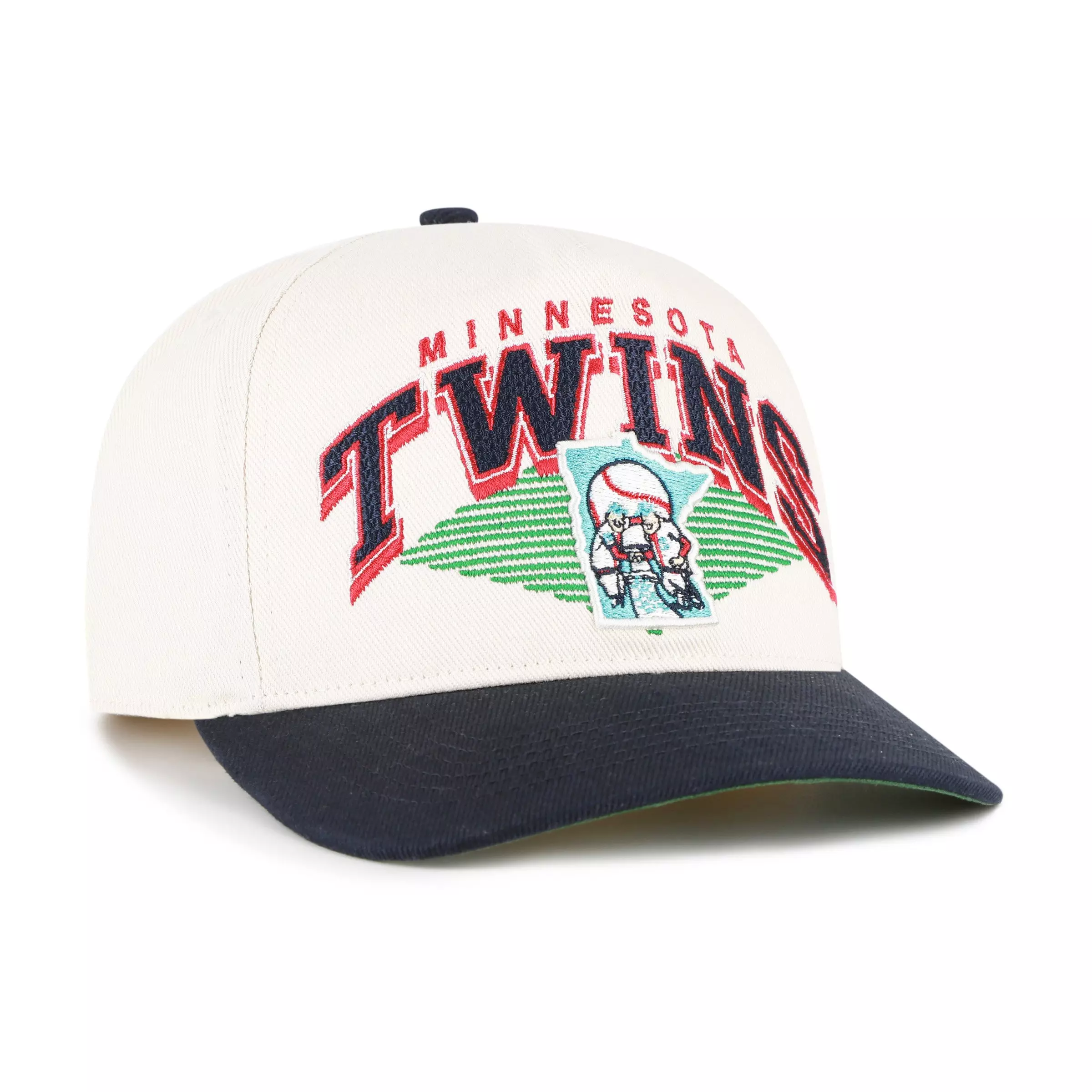 47 Minnesota Twins Cooperstown Pomona Hitch Snapback Hat  - Natural - NATURAL
