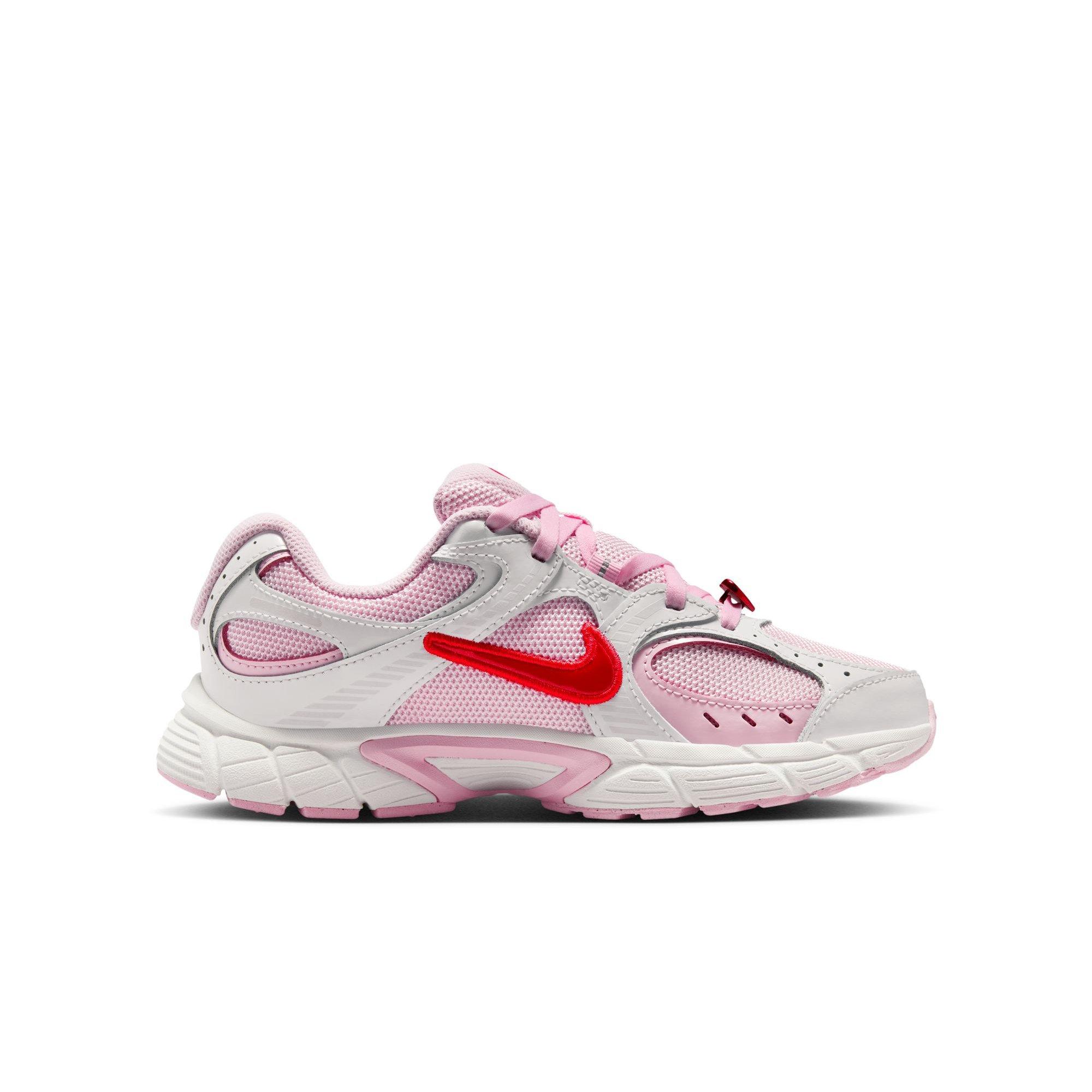 Nike V5 RNR Grade School Girls' "Summit White/Lt Crimson/Pink Foam" Shoe