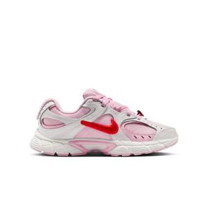 Nike V5 RNR "Summit White/Lt Crimson/Pink Foam" Grade School Girls' Shoe