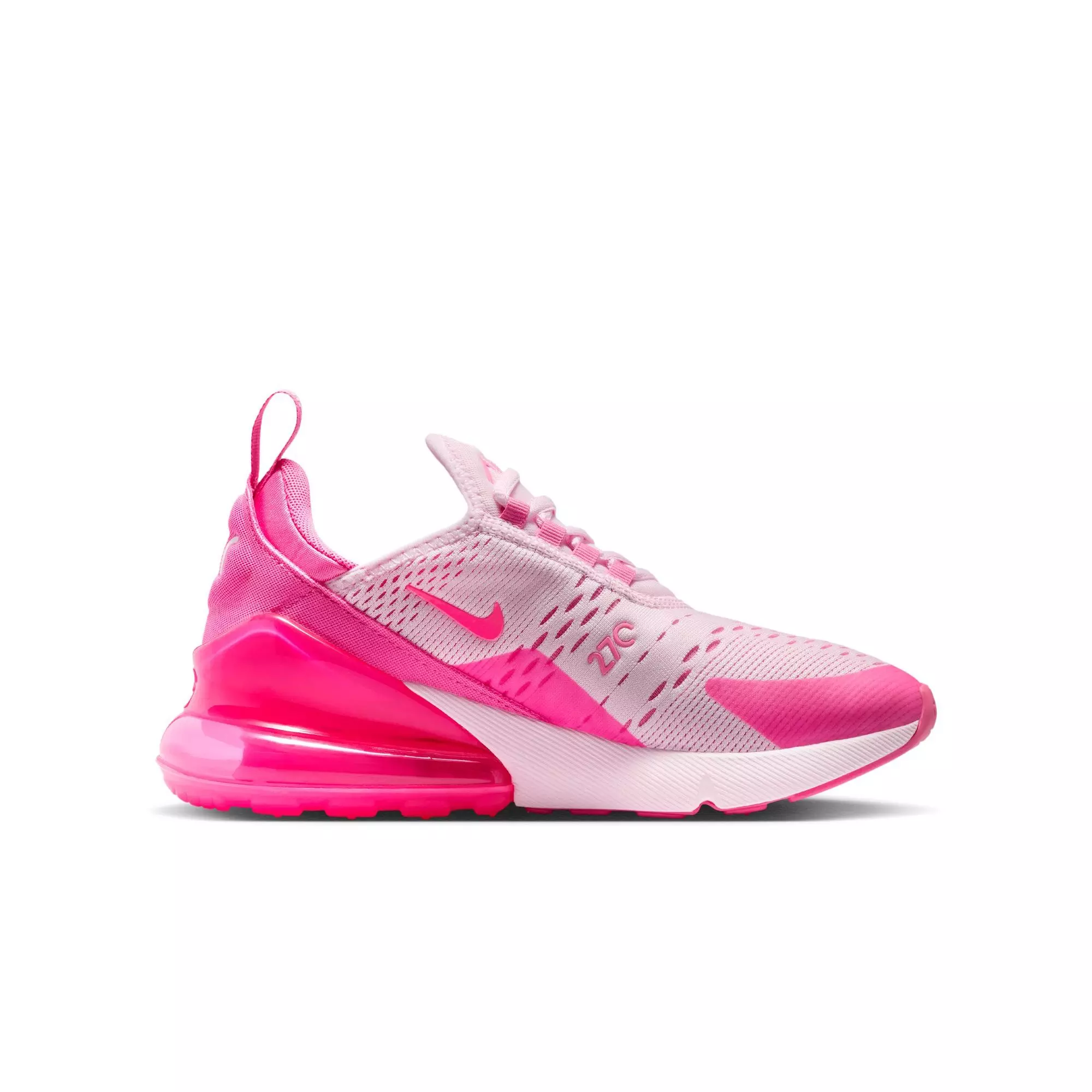 Nike Air Max 270 "Pink Foam/Hyper Pink/Pinksicle/White" Grade School Girls' Shoe - PINK
