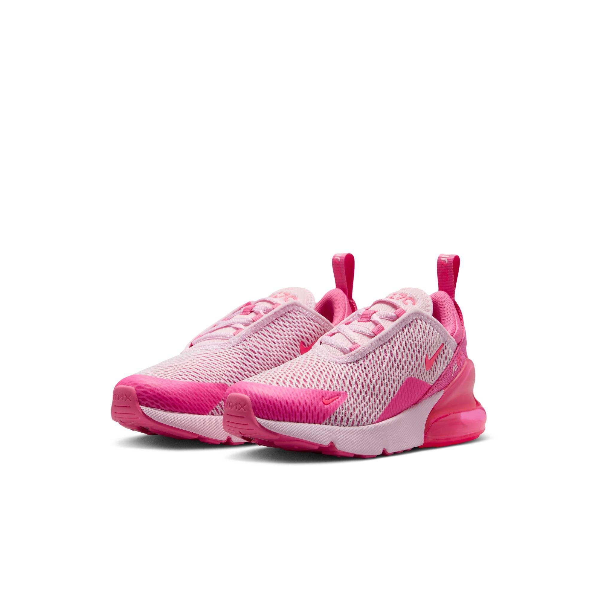 Nike Air Max 270 "Pink Foam/Hyper Pink/Pinksicle/White" Preschool Girls' Shoe - PINK Thumbnail View 3