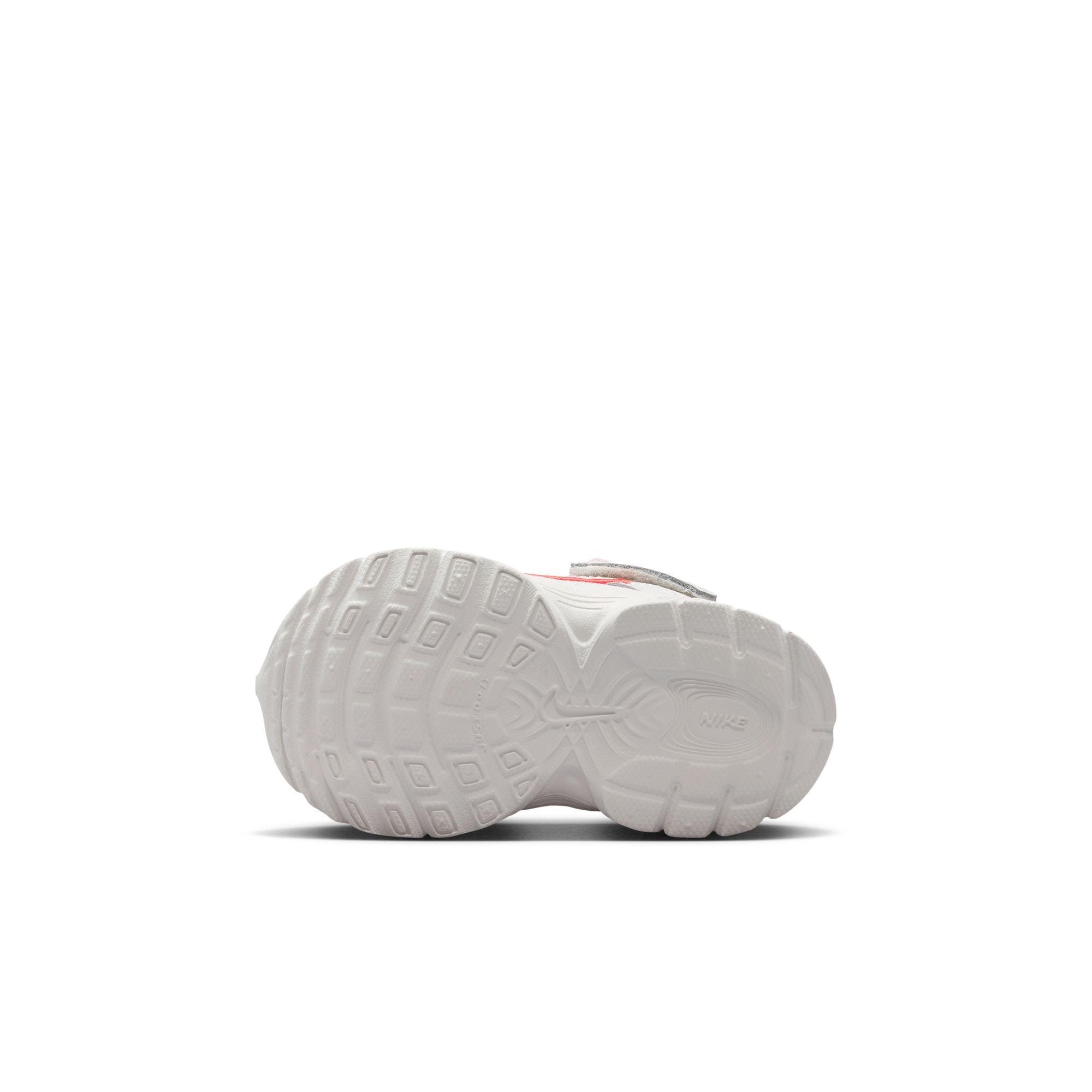 Nike V5 RNR "Summit White/Lt Crimson/Pink Foam" Toddler Girls' Shoe - PINK/RED Thumbnail View 8