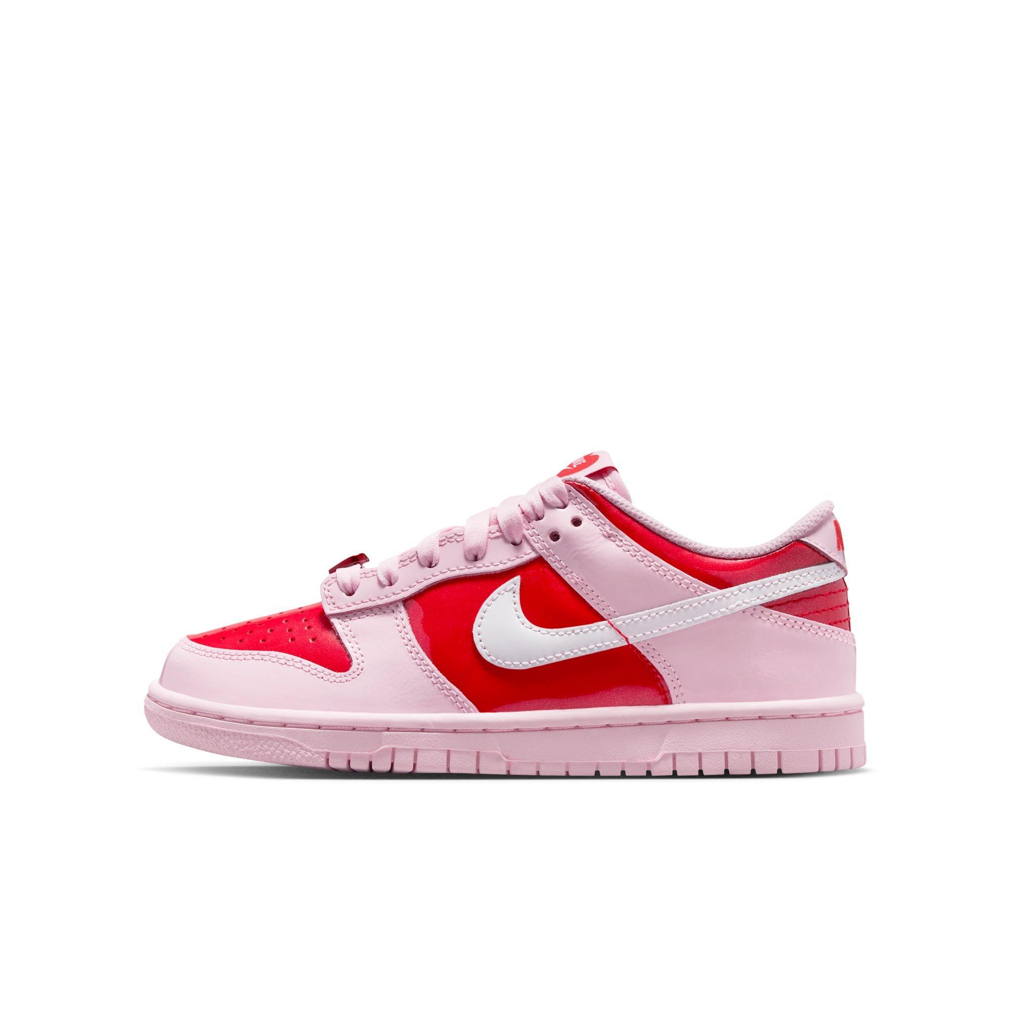 Nike Dunk Low Grade School Girls' "Pink Foam/Summit White/Lt Crimson" Shoe