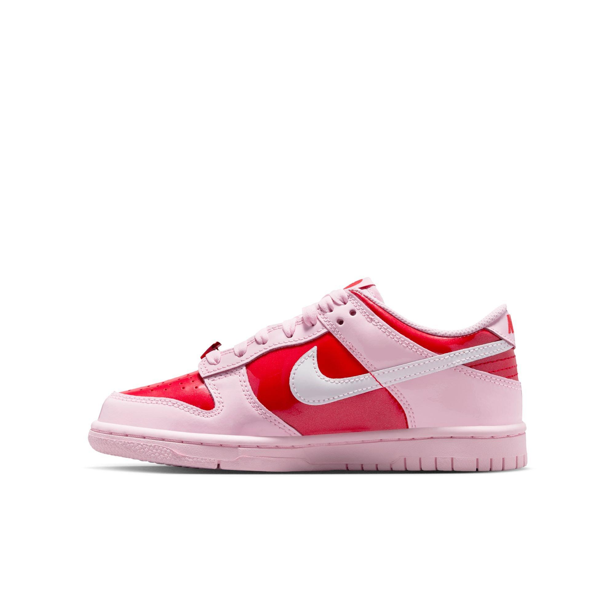 Nike Dunk Low Grade School Girls' "Pink Foam/Summit White/Lt Crimson" Shoe