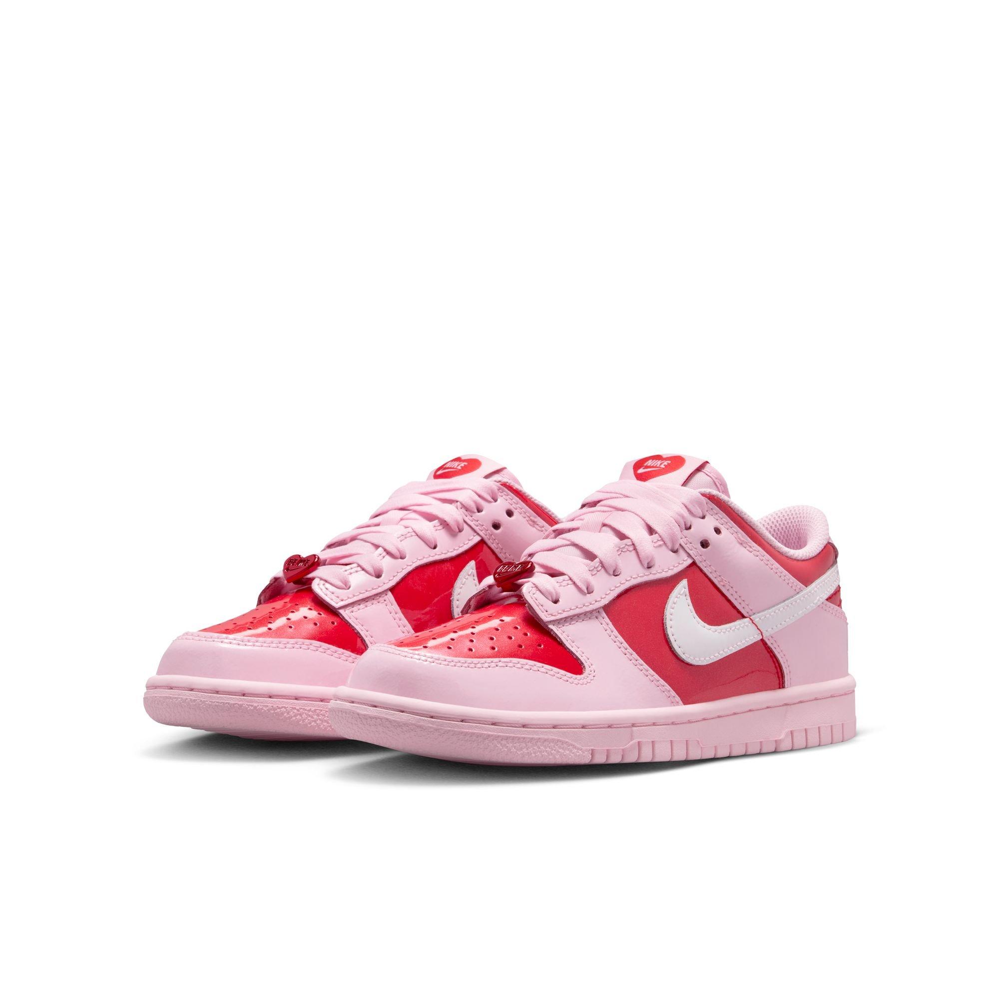 Nike Dunk Low Grade School Girls' "Pink Foam/Summit White/Lt Crimson" Shoe