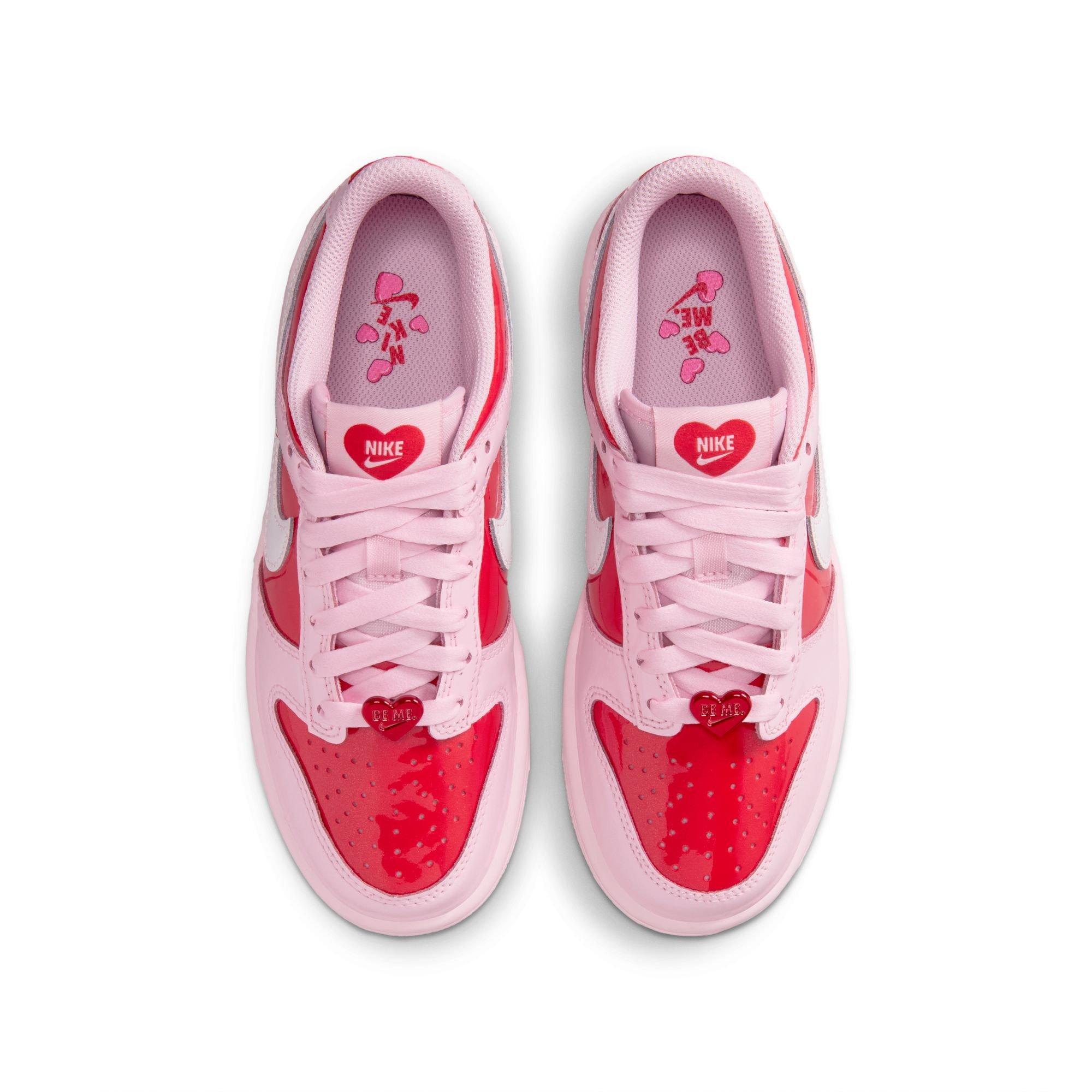 Nike Dunk Low Grade School Girls' "Pink Foam/Summit White/Lt Crimson" Shoe