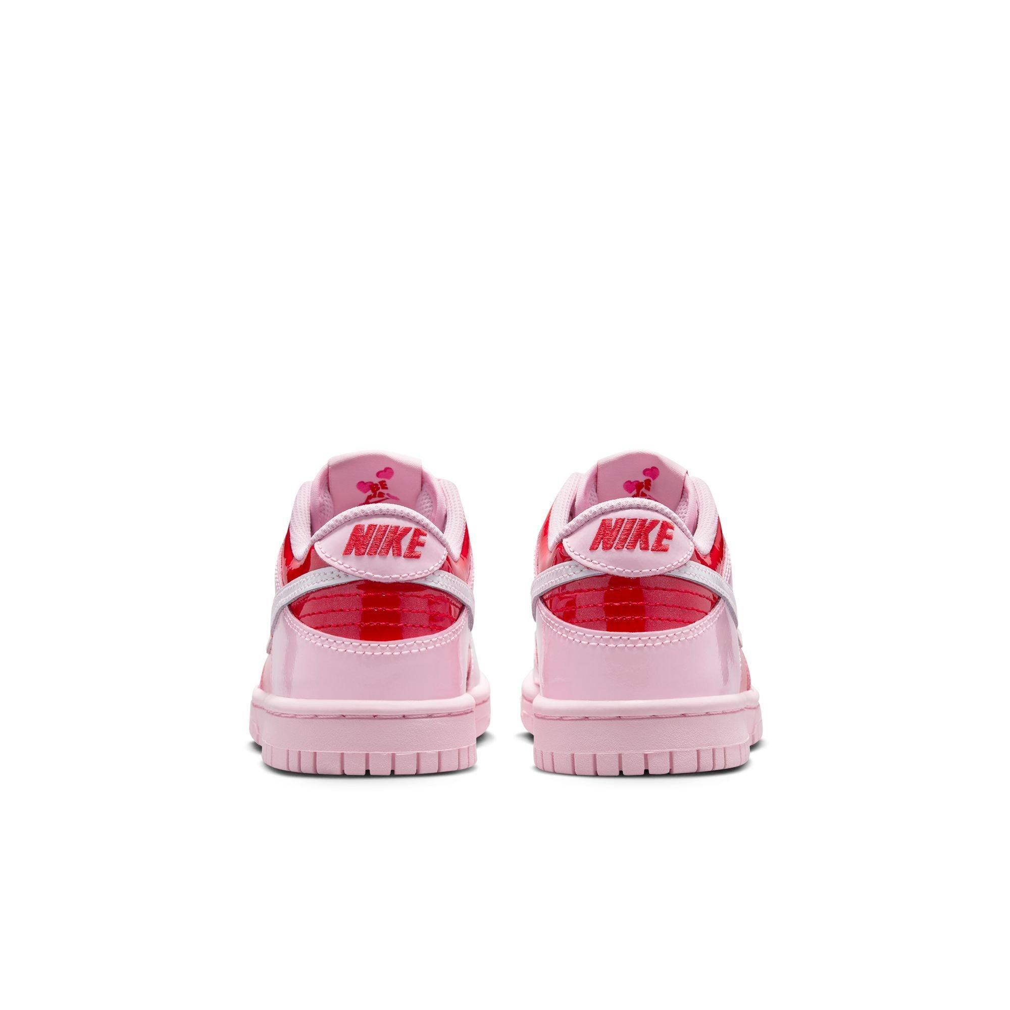 Nike Dunk Low Grade School Girls' "Pink Foam/Summit White/Lt Crimson" Shoe