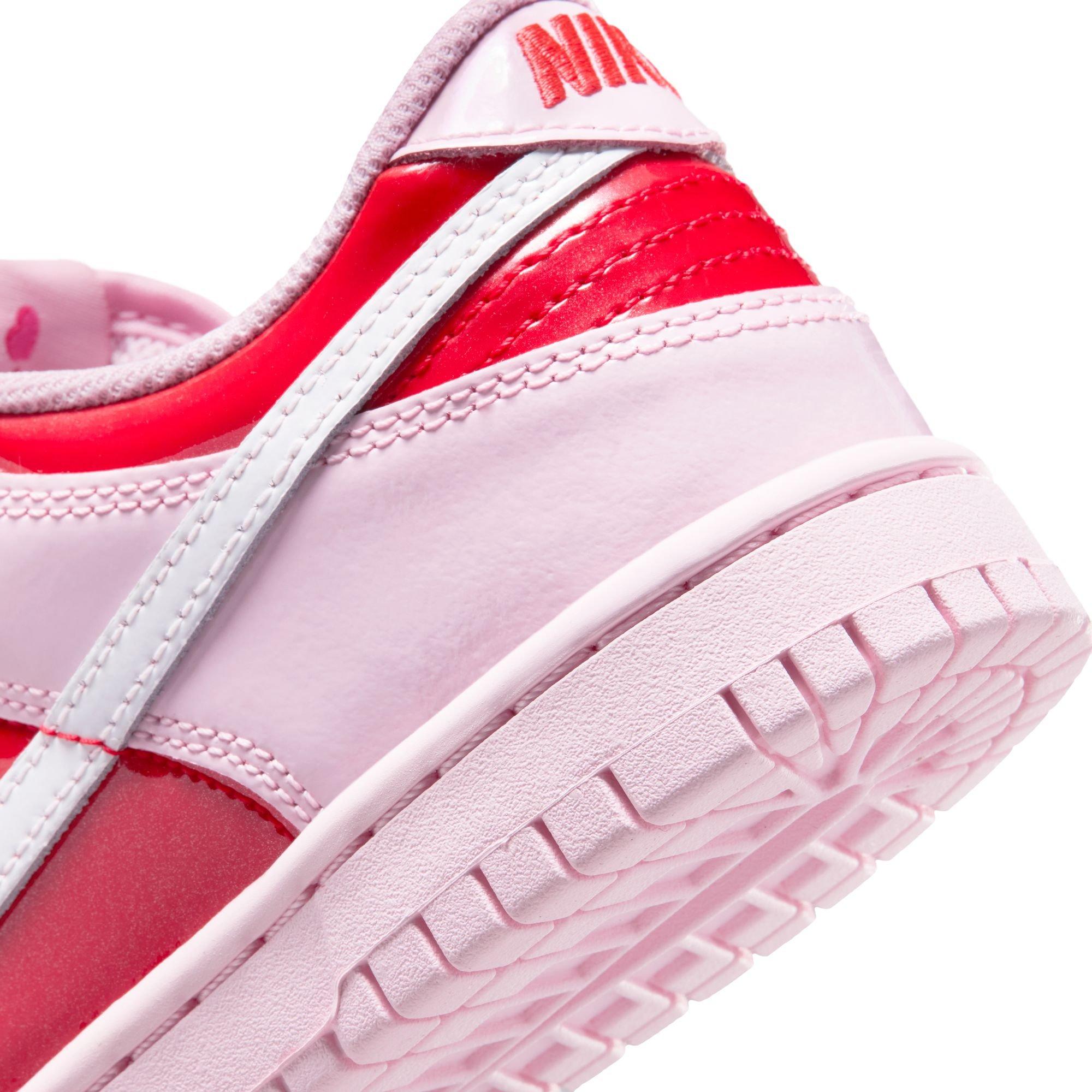 Nike Dunk Low Grade School Girls' "Pink Foam/Summit White/Lt Crimson" Shoe
