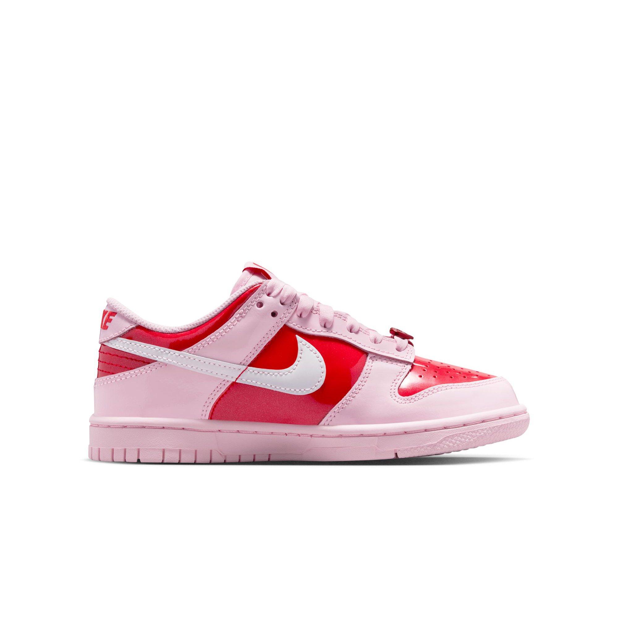 Nike Dunk Low Grade School Girls' "Pink Foam/Summit White/Lt Crimson" Shoe