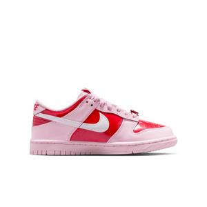 Nike Dunk Low "Pink Foam/Summit White/Lt Crimson" Grade School Girls' Shoe