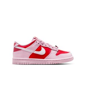 Nike Dunk Low "Pink Foam/Summit White/Lt Crimson" Grade School Girls' Shoe