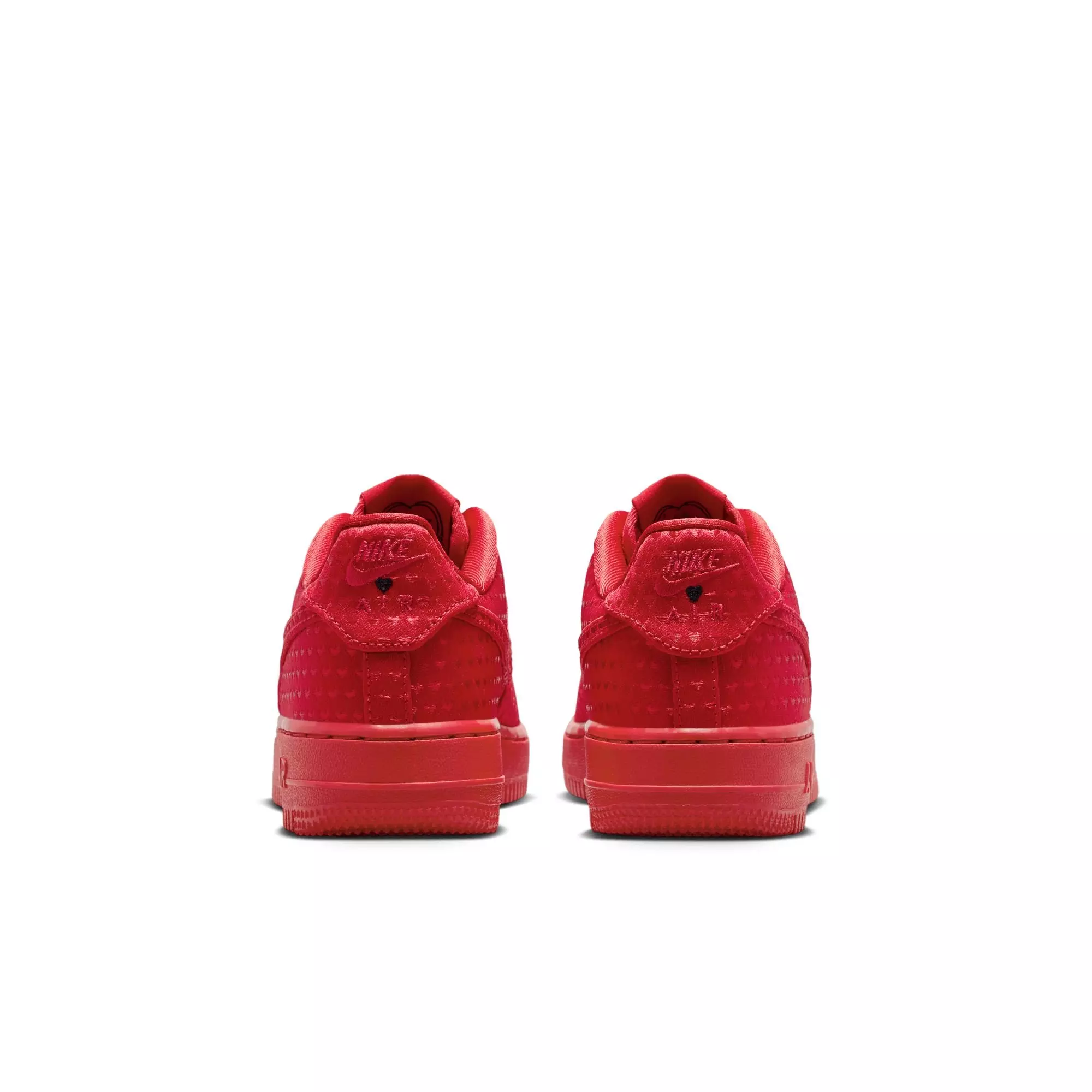 Nike Air Force 1 "Valentine&rsquo;s Day" Grade School Kids' Shoe - UNIVERSITY RED/BLACK