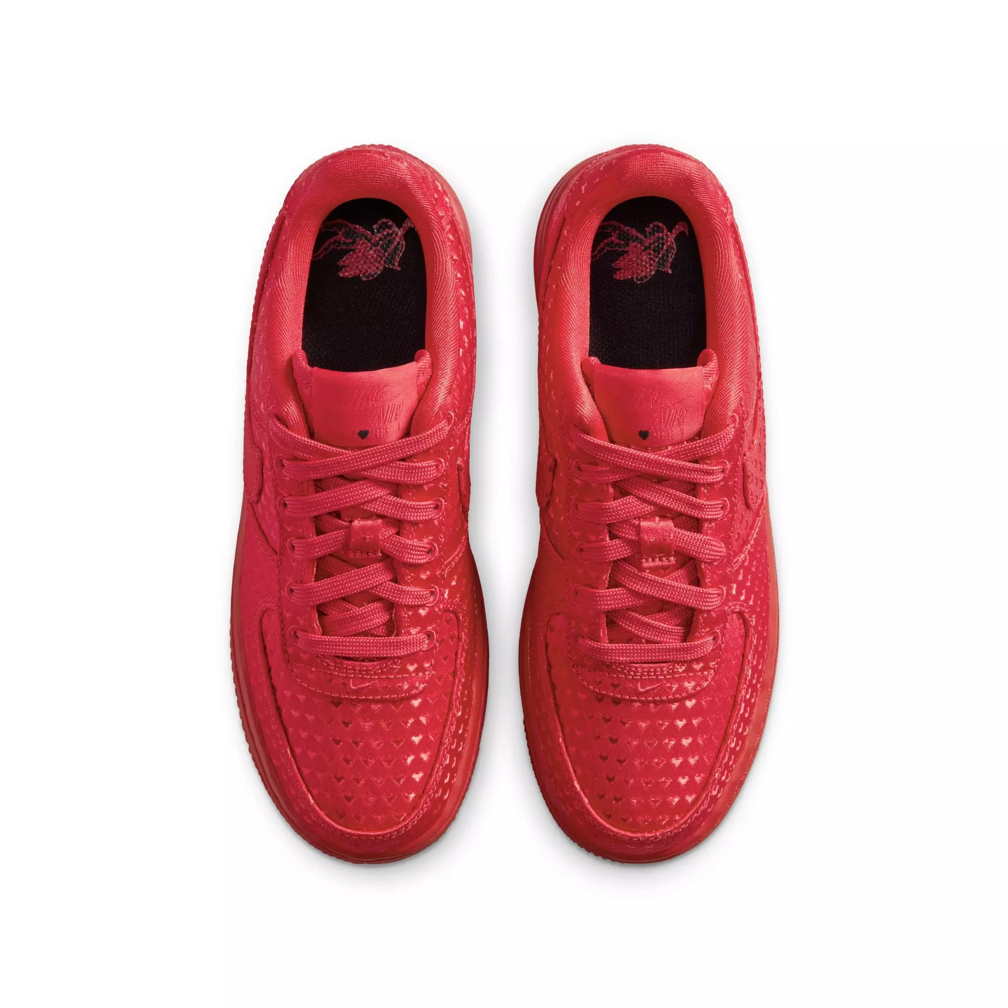 Nike Air Force 1 "Valentine&rsquo;s Day" Grade School Kids' Shoe - UNIVERSITY RED/BLACK