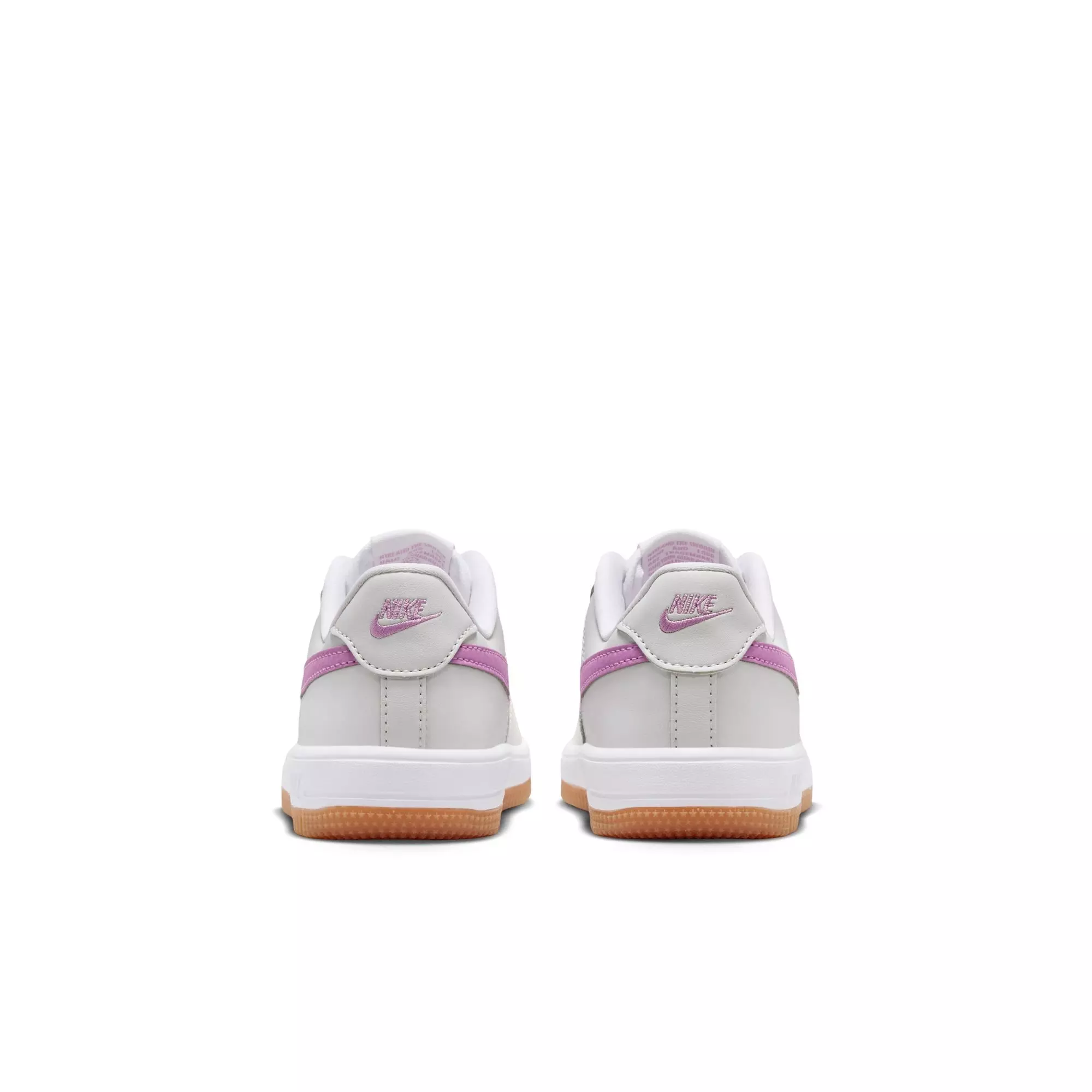 Nike Air Force 1 Low "White/Lt Magenta/Off-White" Preschool Girls' Shoe - MAGENTA