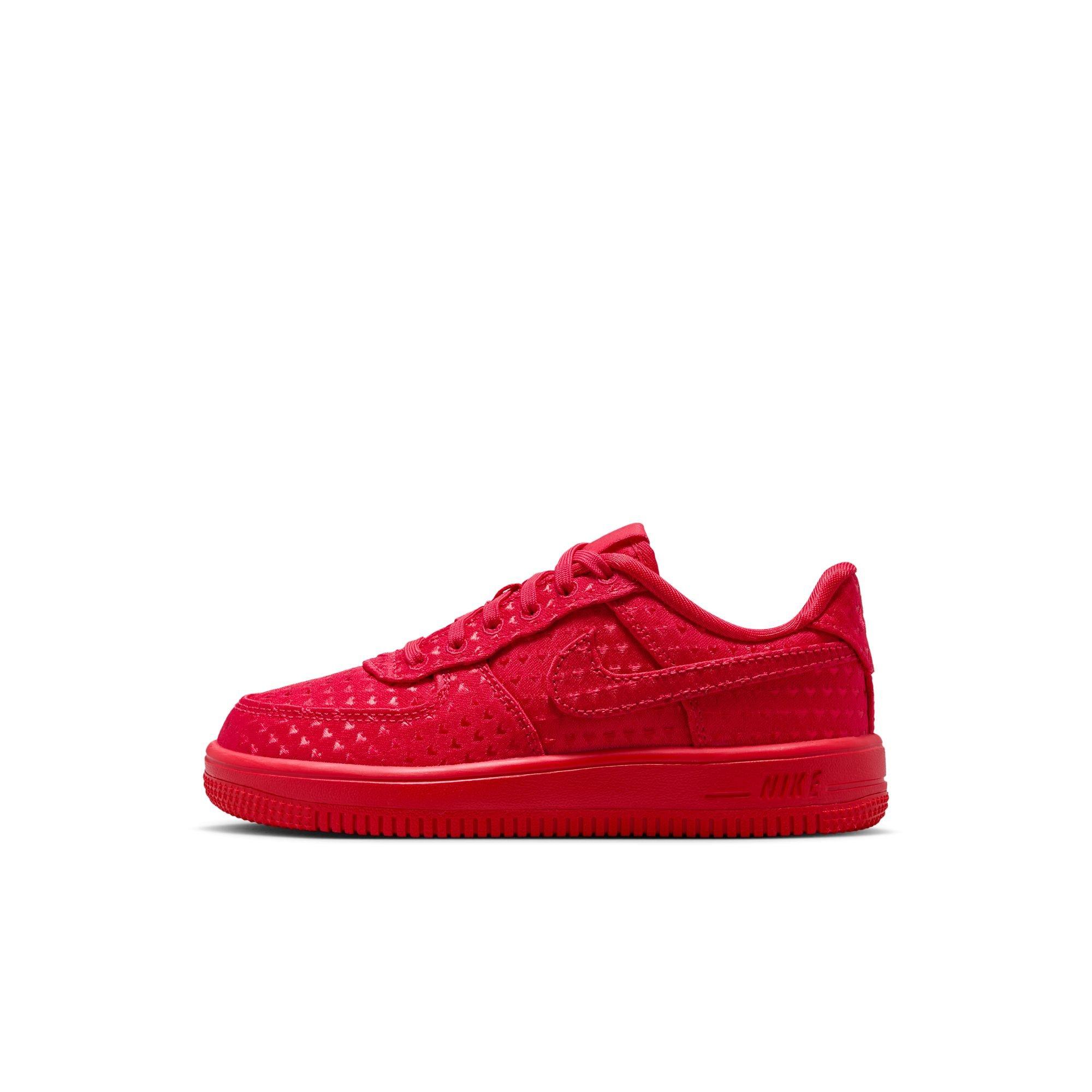 Nike Air Force 1 "Valentine&rsquo;s Day" Preschool Kids' Shoe - UNIVERSITY RED/BLACK Thumbnail View 7