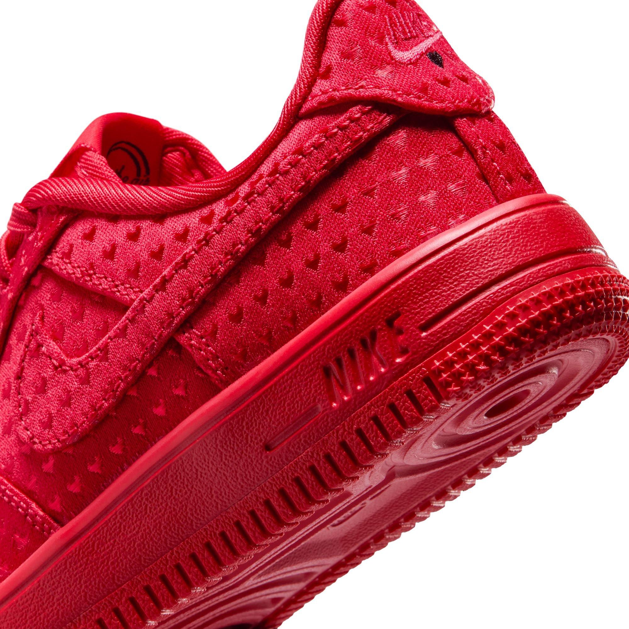 Nike Air Force 1 "Valentine&rsquo;s Day" Preschool Kids' Shoe - UNIVERSITY RED/BLACK Thumbnail View 6