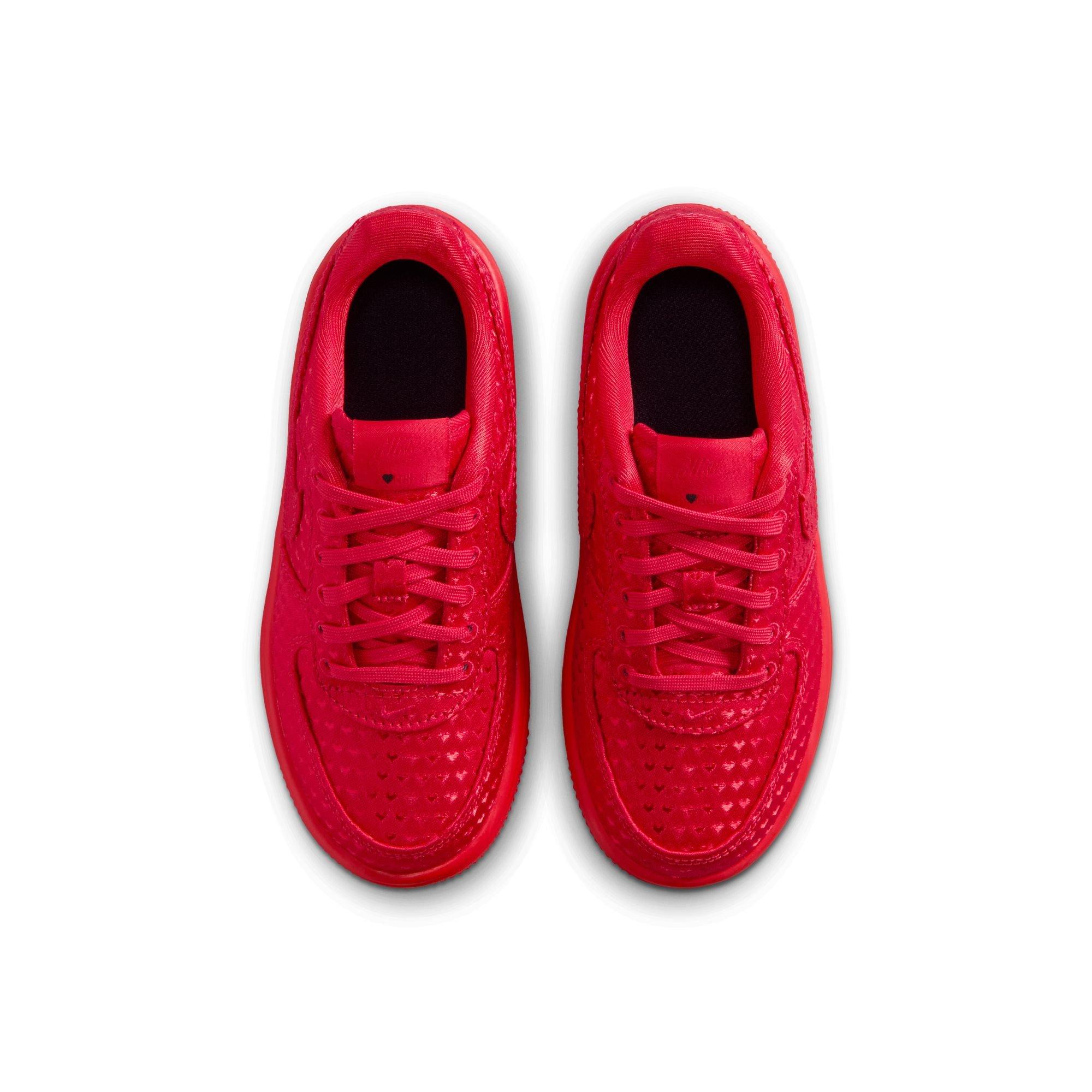 Nike Air Force 1 "Valentine&rsquo;s Day" Preschool Kids' Shoe - UNIVERSITY RED/BLACK Thumbnail View 10