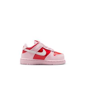 Nike Dunk Low "Pink Foam/Summit White/Lt Crimson" Toddler Girls' Shoe