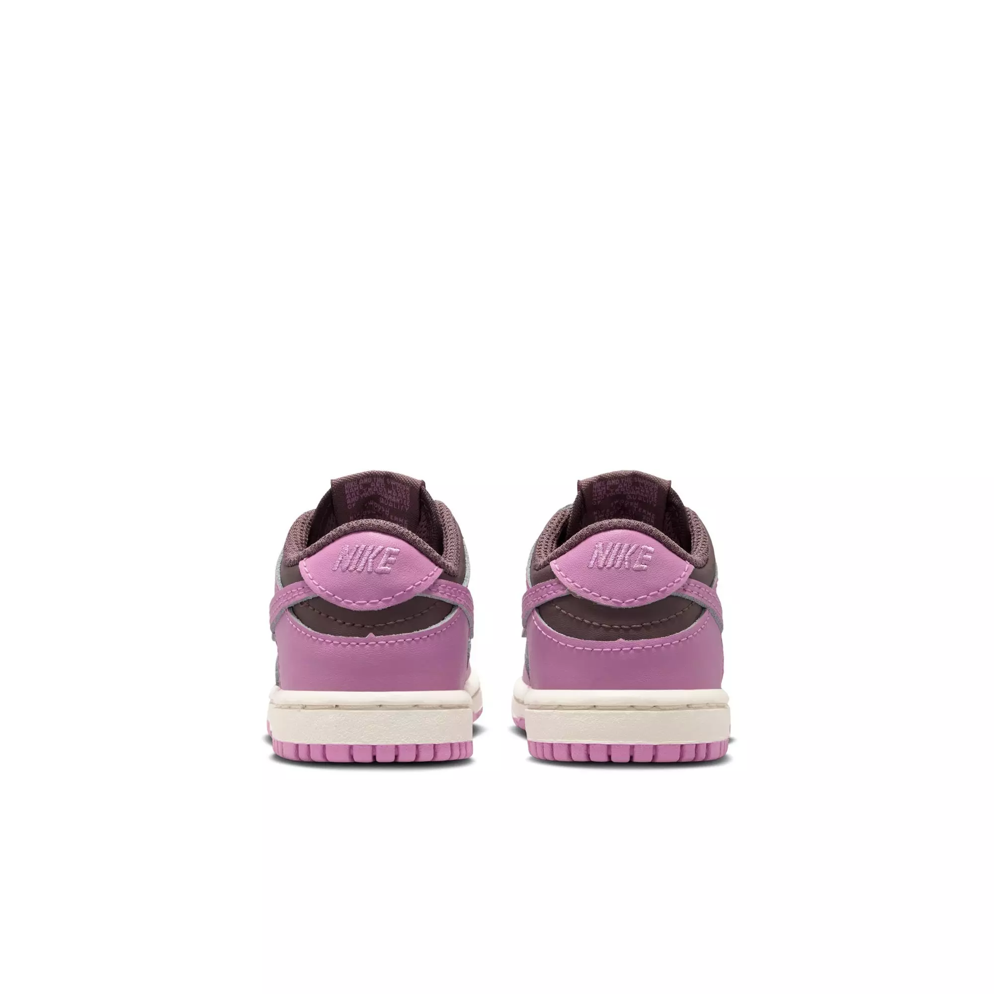 Nike Dunk Low "Tattoo/Lt Magenta/Pale Ivory" Toddler Girls' Shoe - BROWN/PINK
