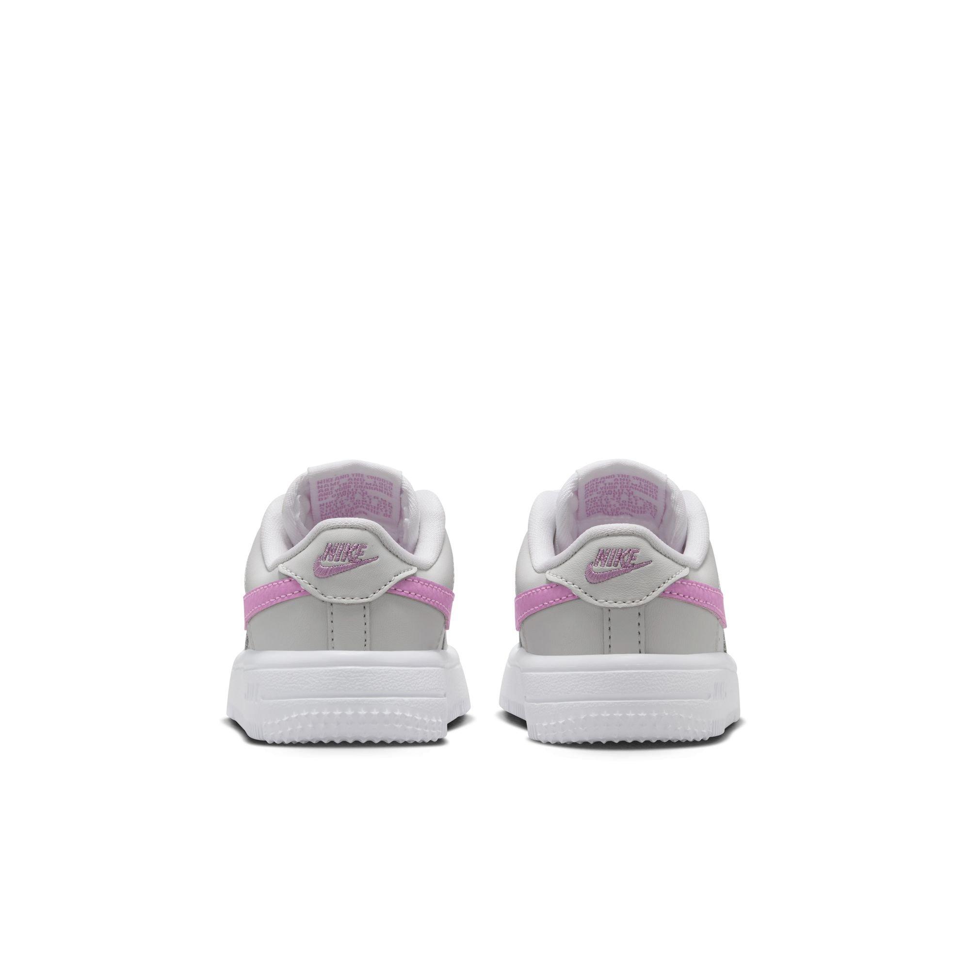 Nike Air Force 1 "White/Lt Magenta/Off-White" Toddler Girls' Shoe - MAGENTA Thumbnail View 7