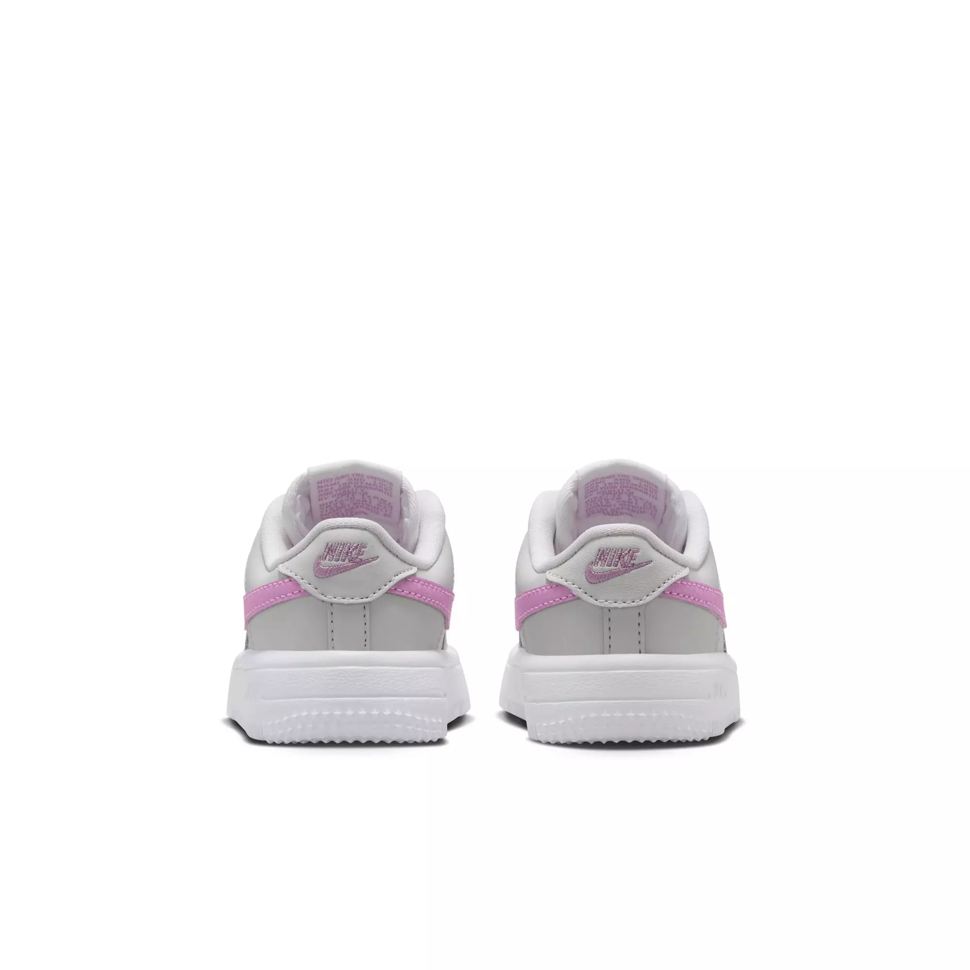 Nike Air Force 1 "White/Lt Magenta/Off-White" Toddler Girls' Shoe - MAGENTA