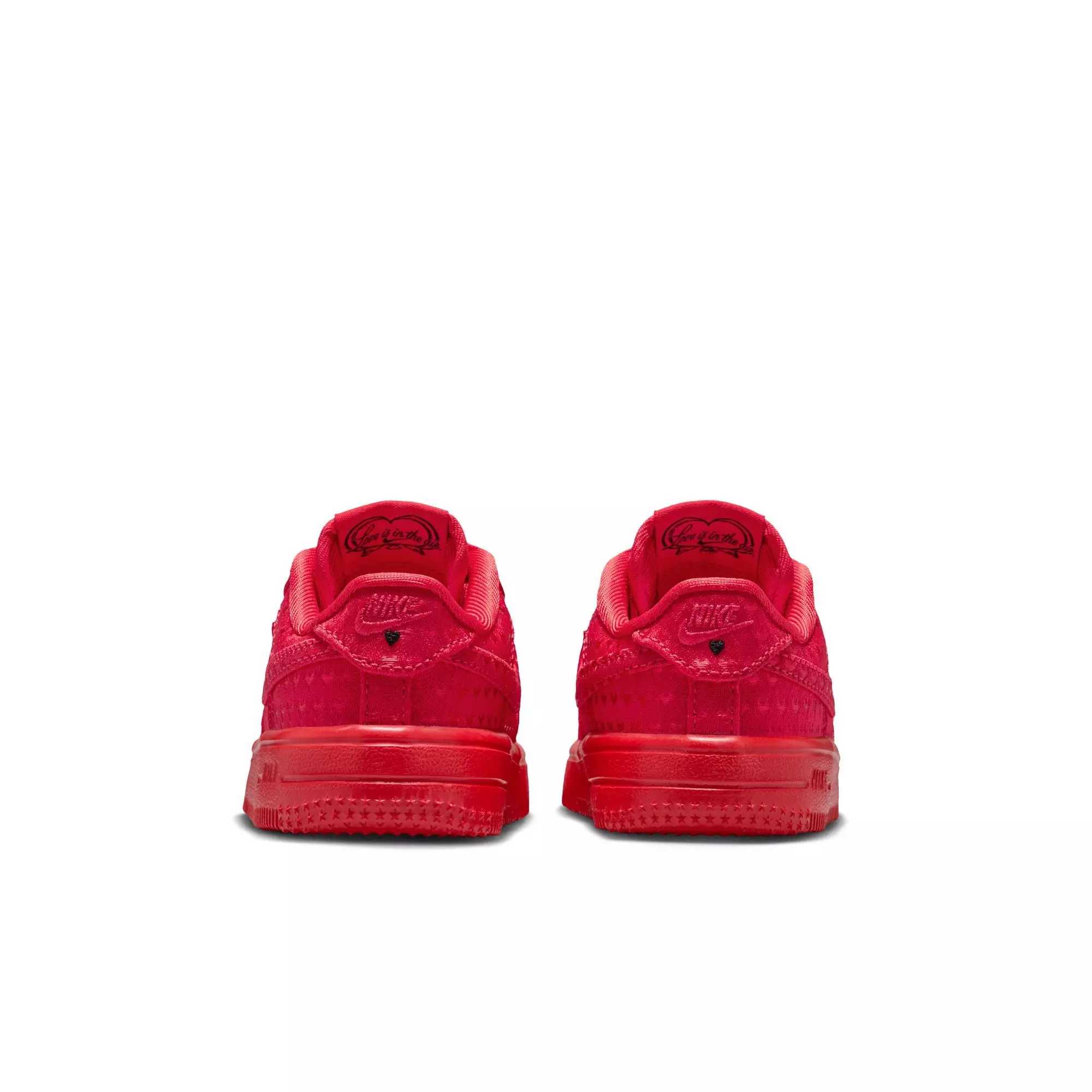 Nike Air Force 1 "Valentine&rsquo;s Day" Toddler Kids' Shoe - UNIVERSITY RED/BLACK