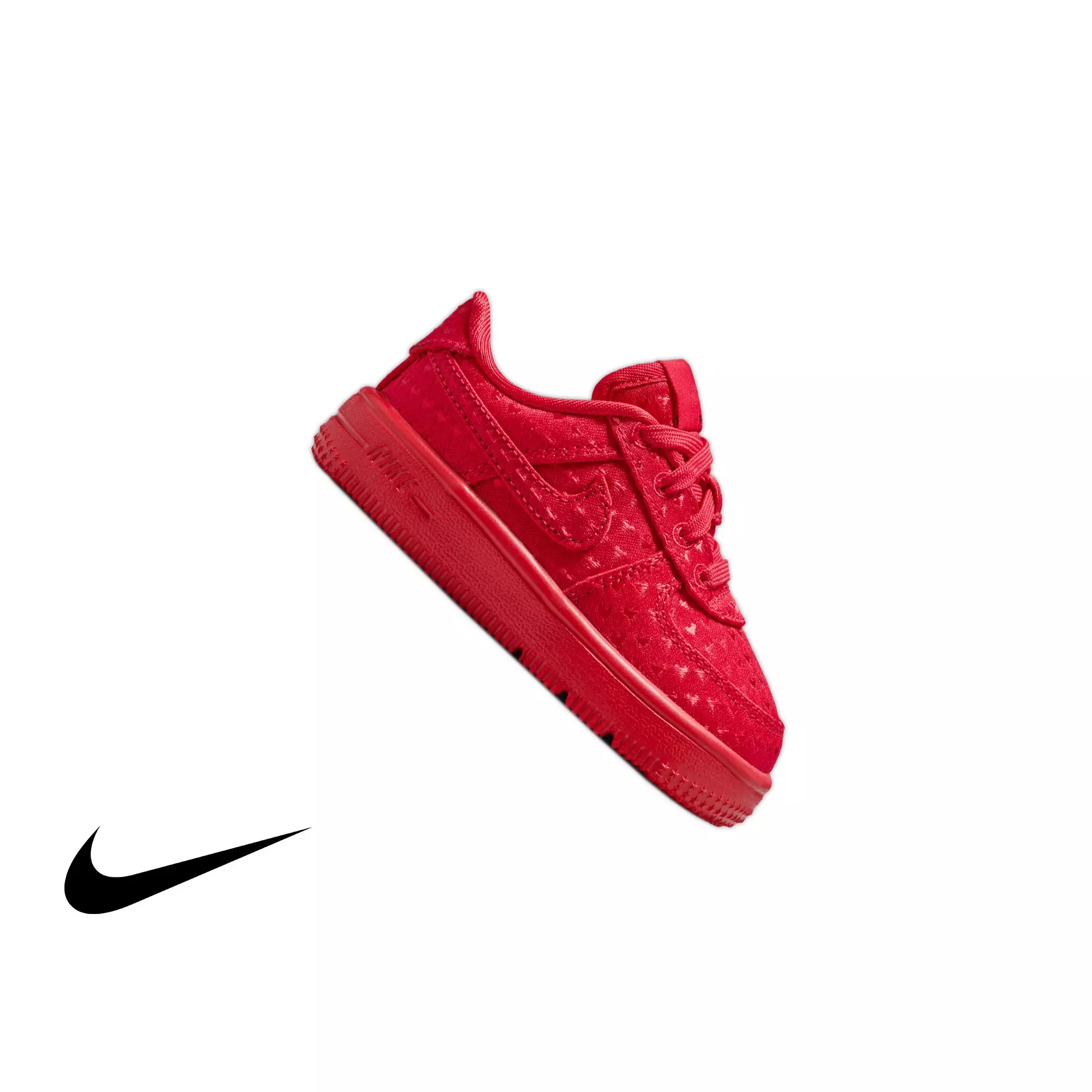 Nike Air Force 1 "Valentine&rsquo;s Day" Toddler Kids' Shoe - UNIVERSITY RED/BLACK