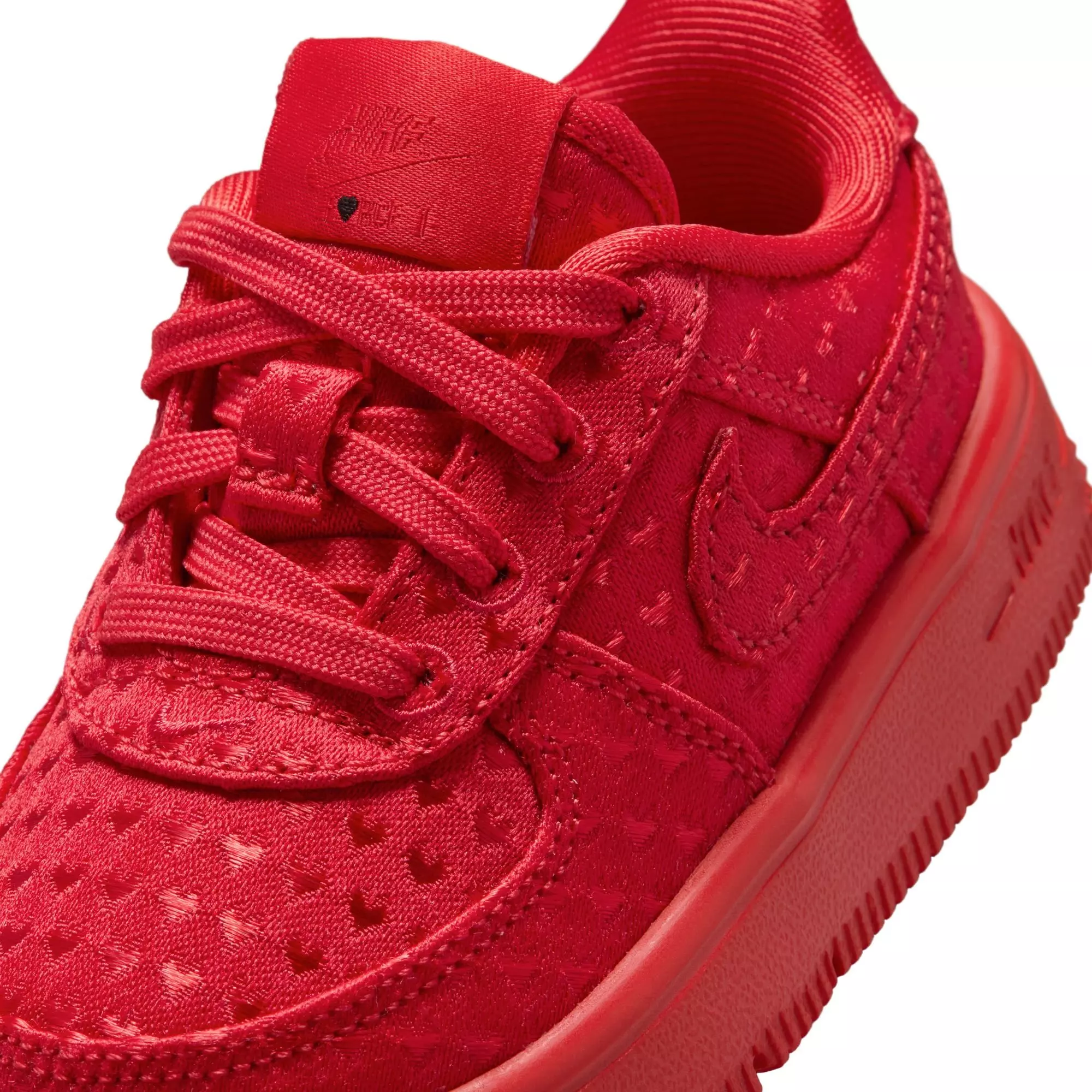 Nike Air Force 1 "Valentine&rsquo;s Day" Toddler Kids' Shoe - UNIVERSITY RED/BLACK