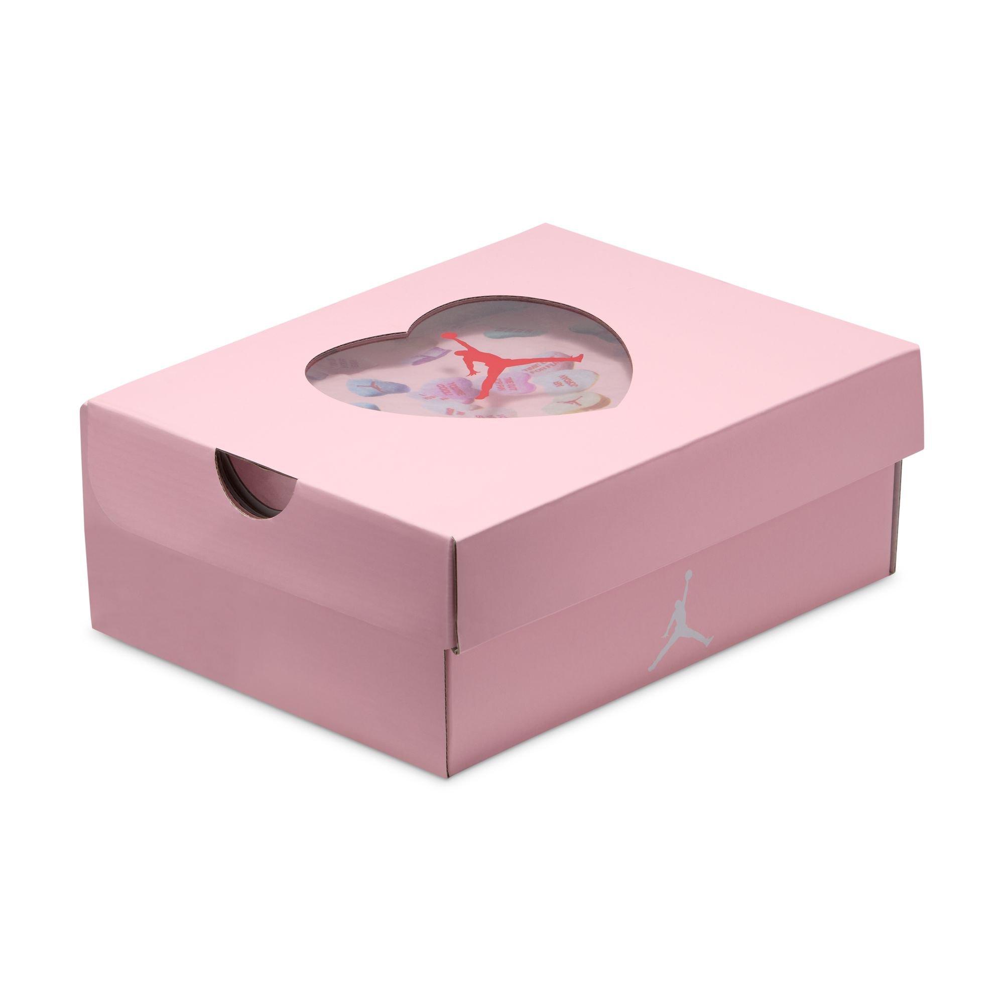 Jordan 1 Mid SE "Half Blue/Ivory/White" Grade School Girls' Shoe - BLUE/PINK Thumbnail View 14