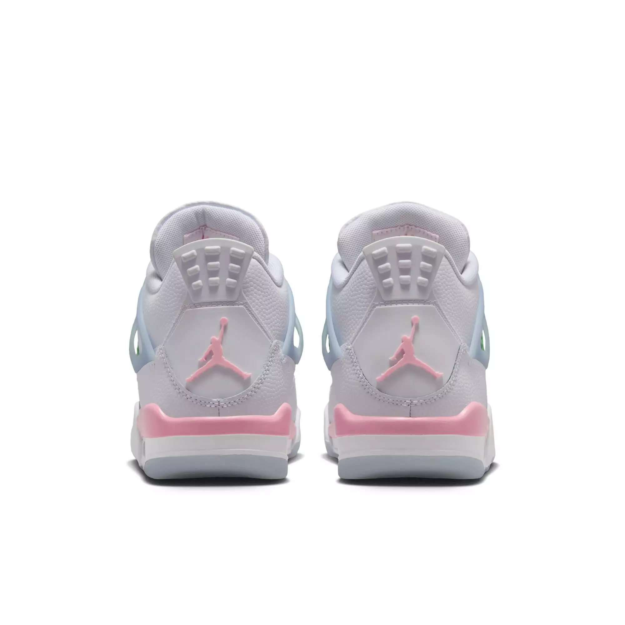 Jordan 4 Retro &ldquo;Valentine's Day&rdquo; Grade School Kids' Shoe - WHITE/SOFT PINK/HALF BLUE
